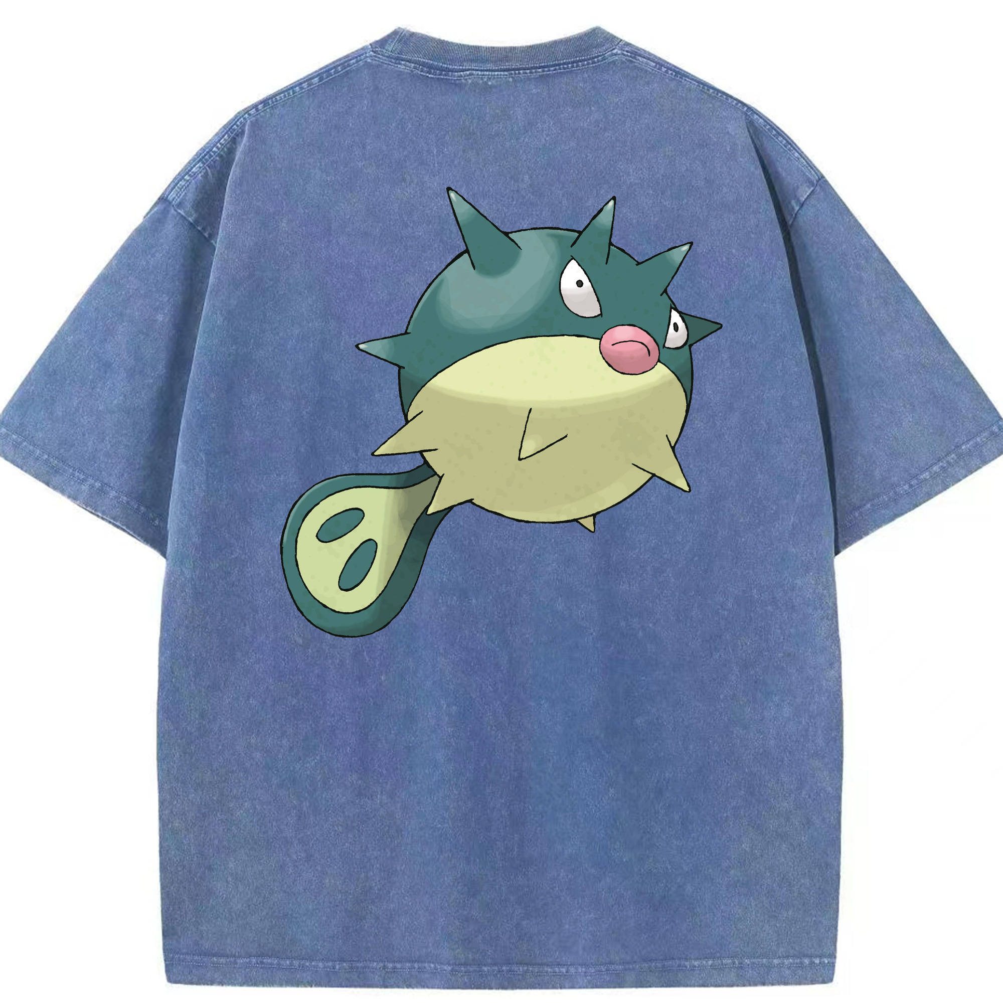 （画像用） ポケットモンスター Pokémon 綿100% ヴィンテージ風 半袖Tシャツ（背面プリント）