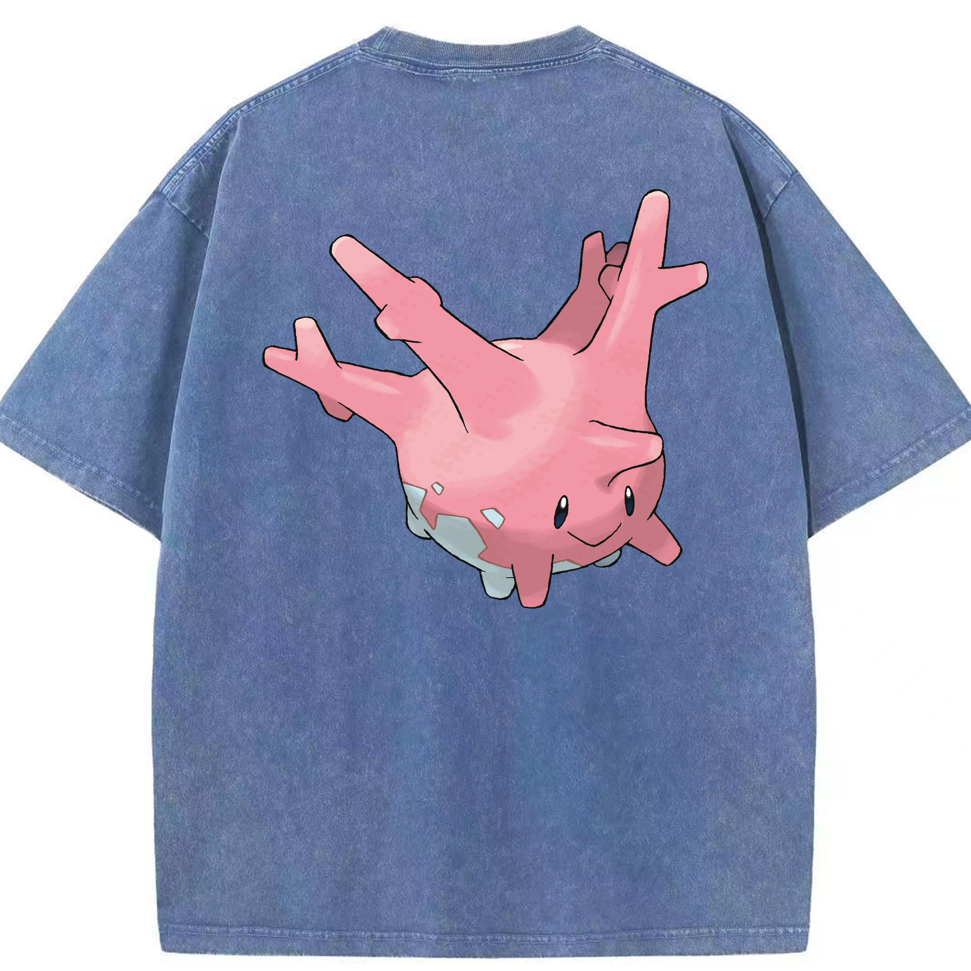 （画像用） ポケットモンスター Pokémon 綿100% ヴィンテージ風 半袖Tシャツ（背面プリント）