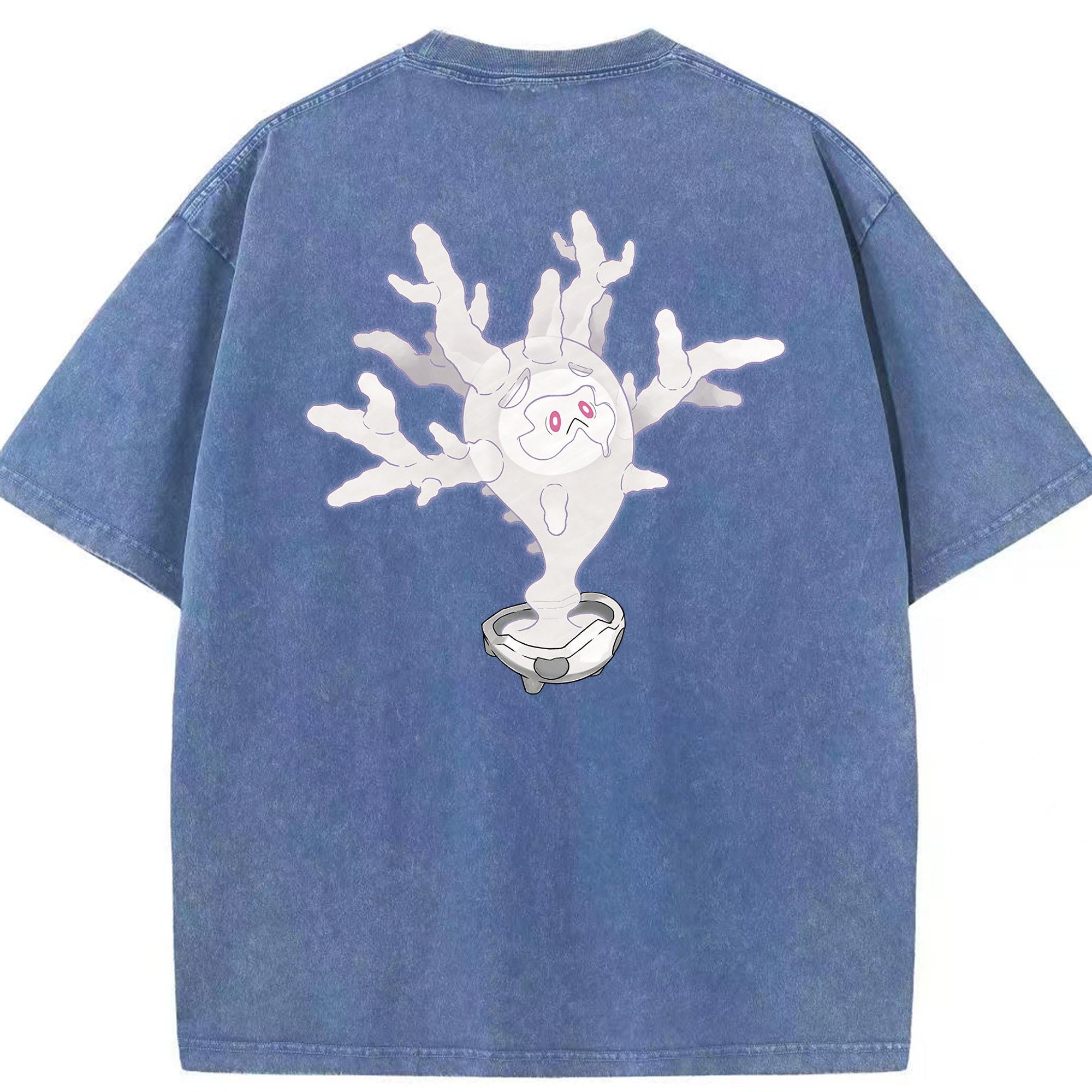 （画像用） ポケットモンスター Pokémon 綿100% ヴィンテージ風 半袖Tシャツ（背面プリント）