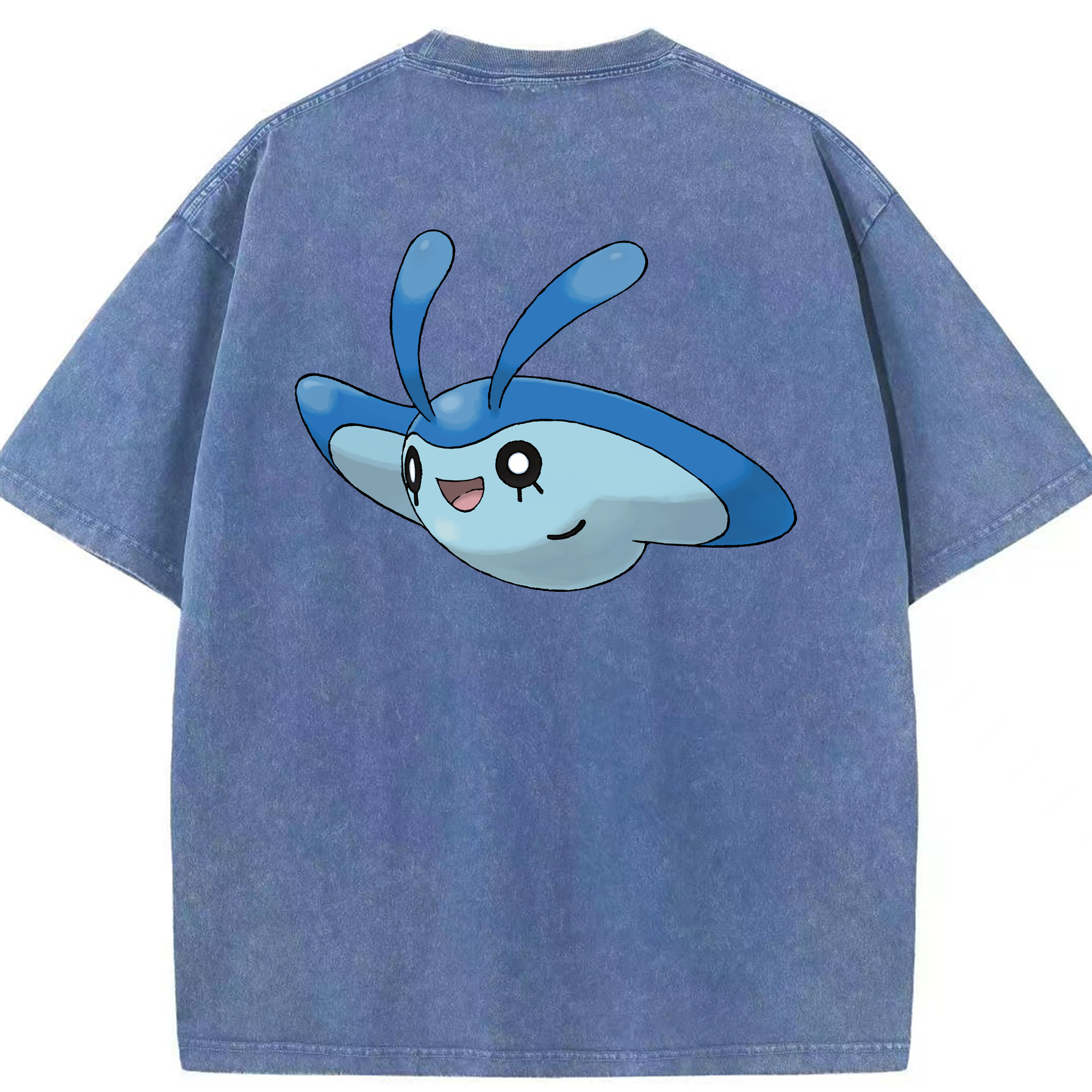 （画像用） ポケットモンスター Pokémon 綿100% ヴィンテージ風 半袖Tシャツ（背面プリント）