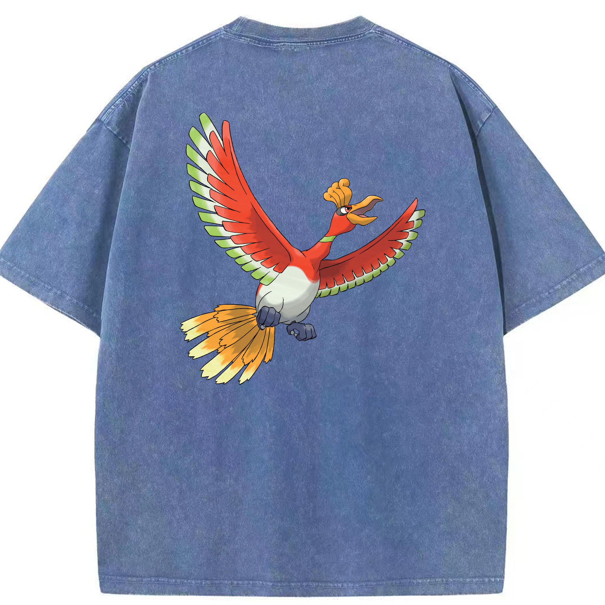 （画像用） ポケットモンスター Pokémon 綿100% ヴィンテージ風 半袖Tシャツ（背面プリント）