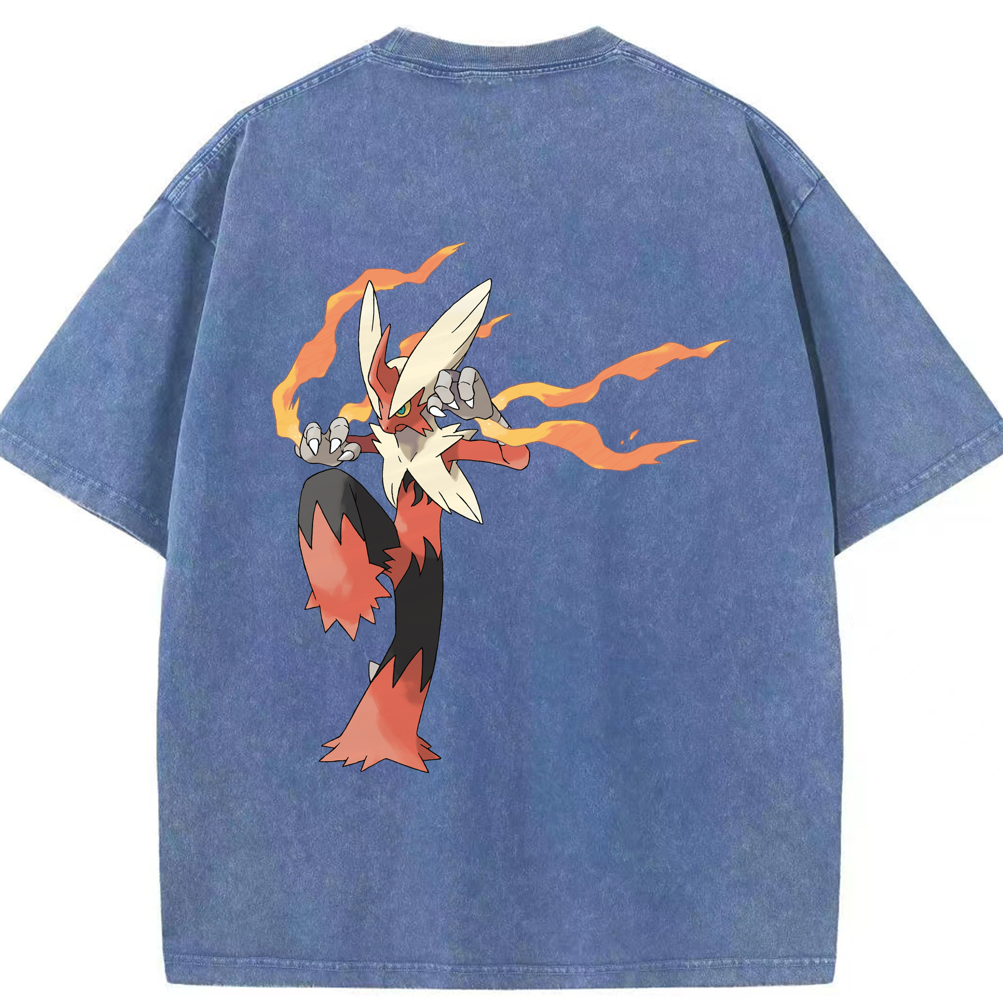 （画像用） ポケットモンスター Pokémon 綿100% ヴィンテージ風 半袖Tシャツ（背面プリント）