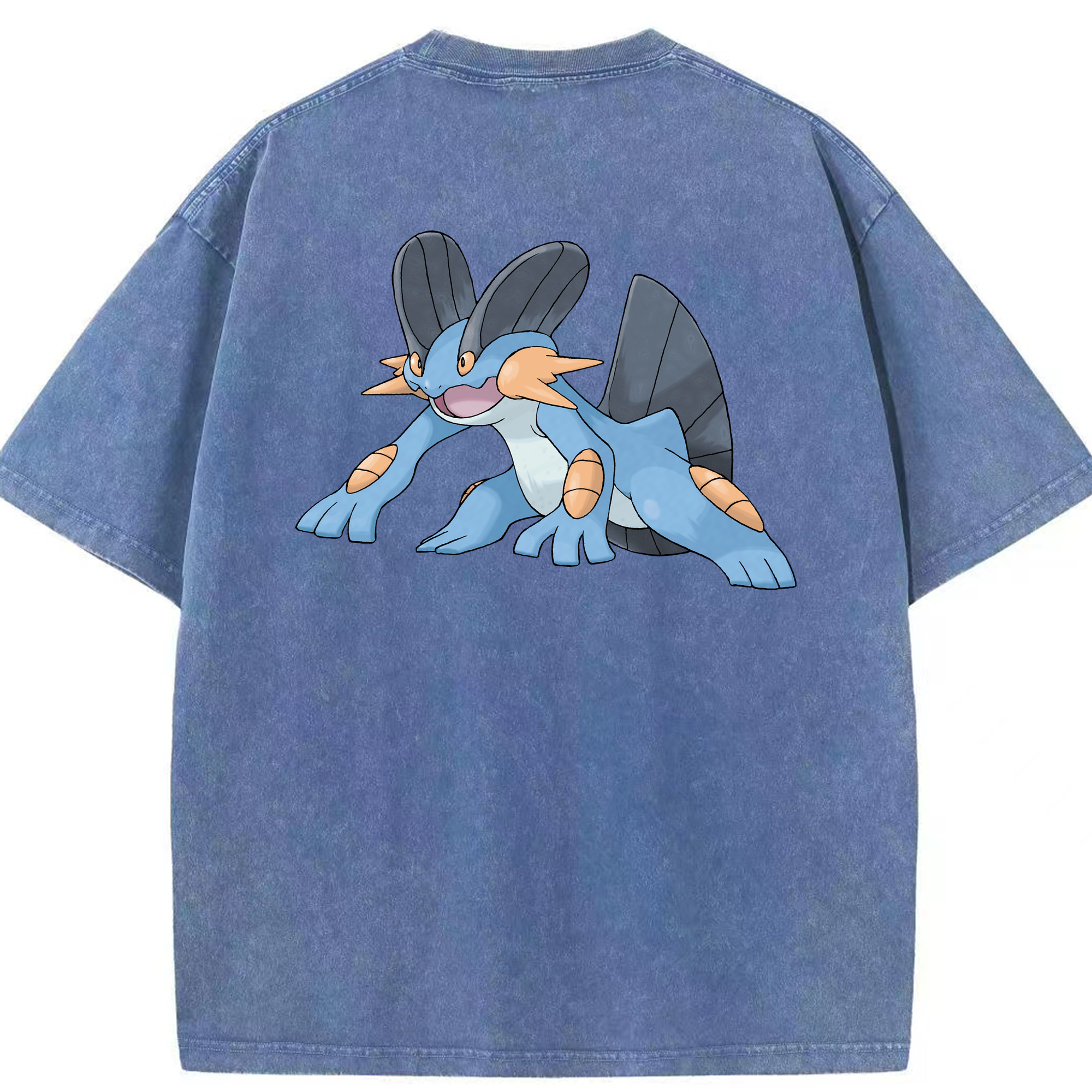 （画像用） ポケットモンスター Pokémon 綿100% ヴィンテージ風 半袖Tシャツ（背面プリント）