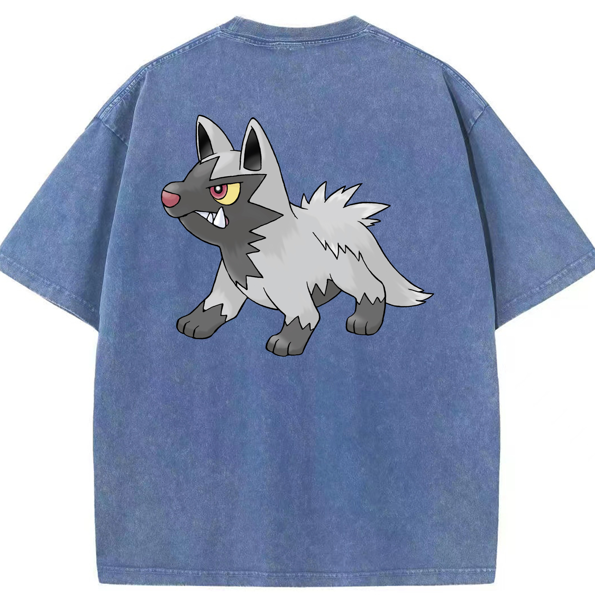 （画像用） ポケットモンスター Pokémon 綿100% ヴィンテージ風 半袖Tシャツ（背面プリント）