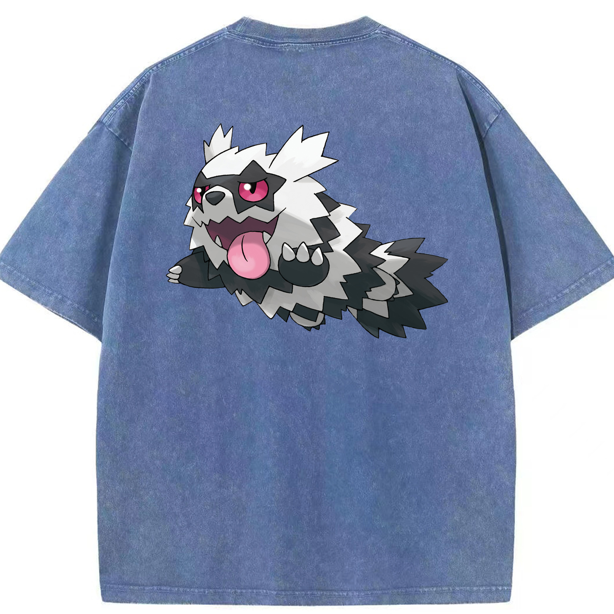 （画像用） ポケットモンスター Pokémon 綿100% ヴィンテージ風 半袖Tシャツ（背面プリント）