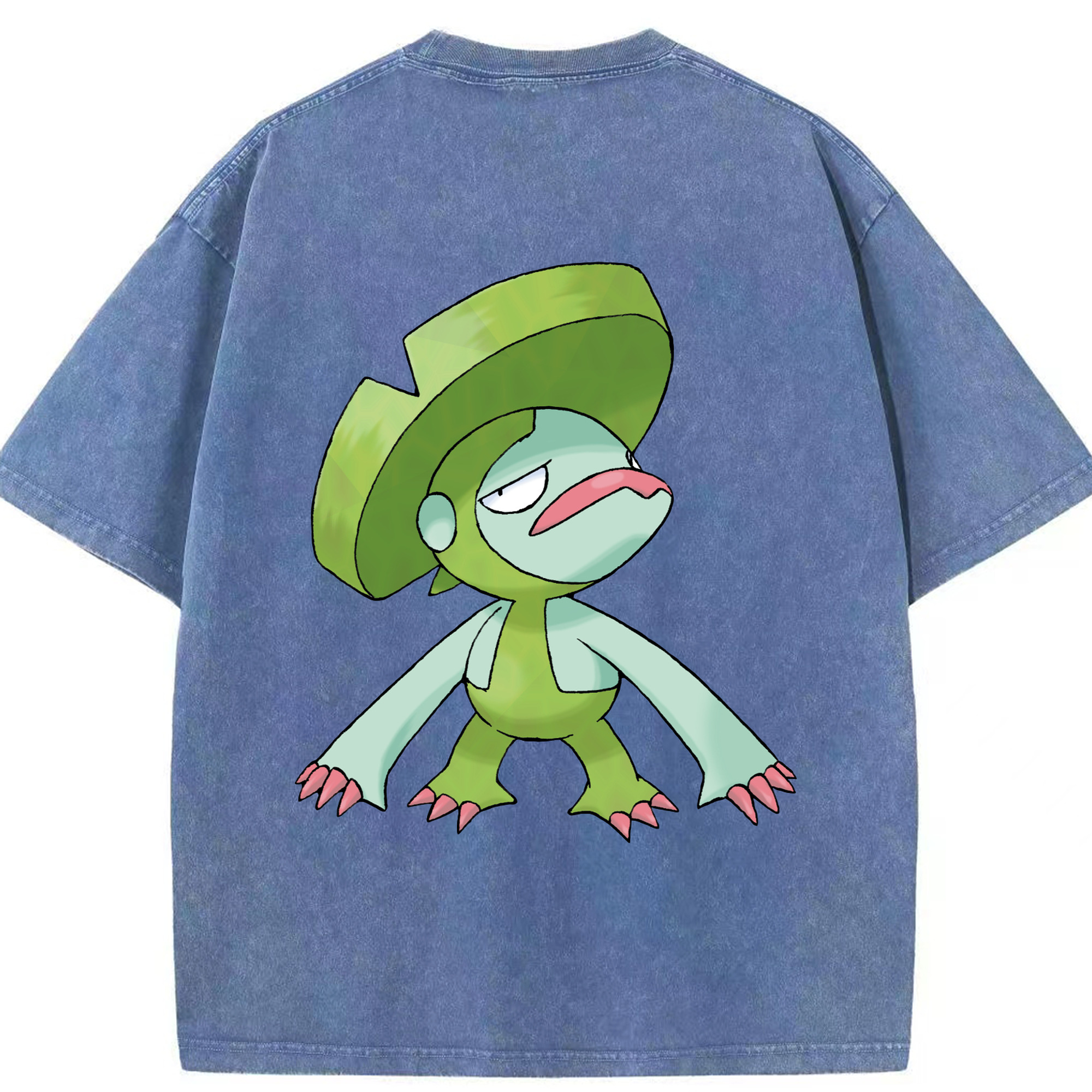 （画像用） ポケットモンスター Pokémon 綿100% ヴィンテージ風 半袖Tシャツ（背面プリント）