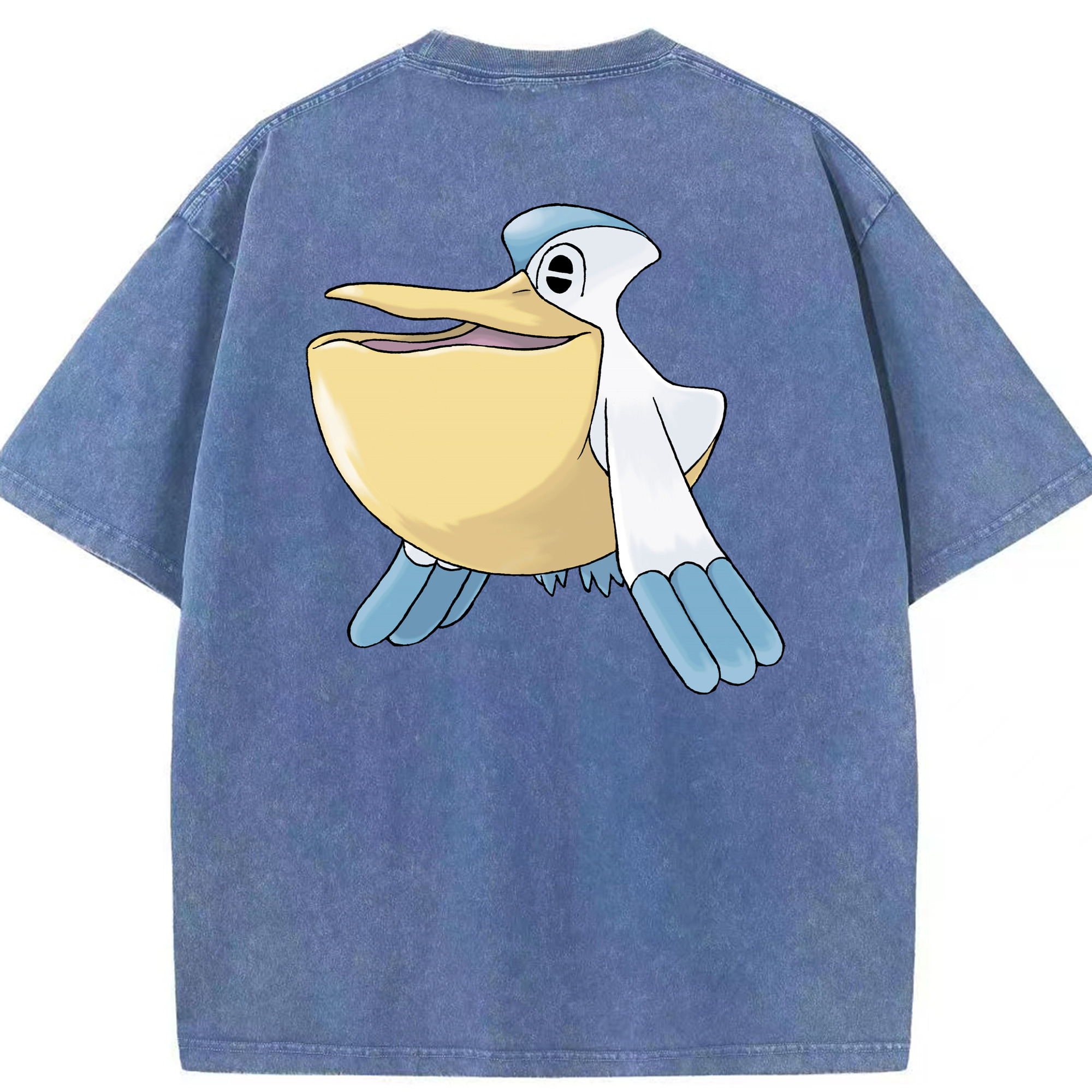 （画像用） ポケットモンスター Pokémon 綿100% ヴィンテージ風 半袖Tシャツ（背面プリント）
