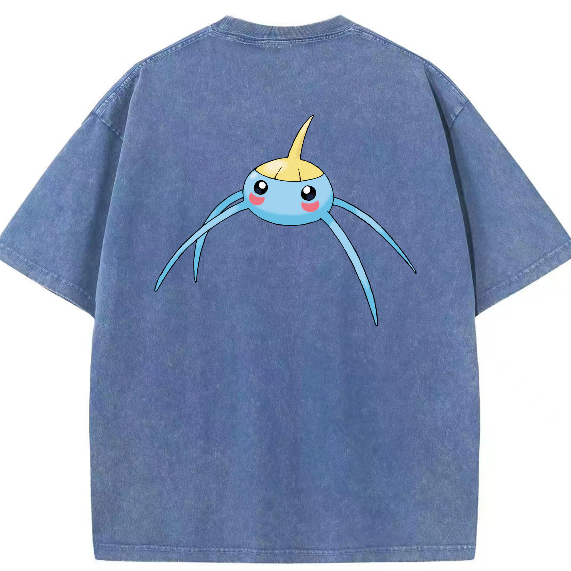 （画像用） ポケットモンスター Pokémon 綿100% ヴィンテージ風 半袖Tシャツ（背面プリント）