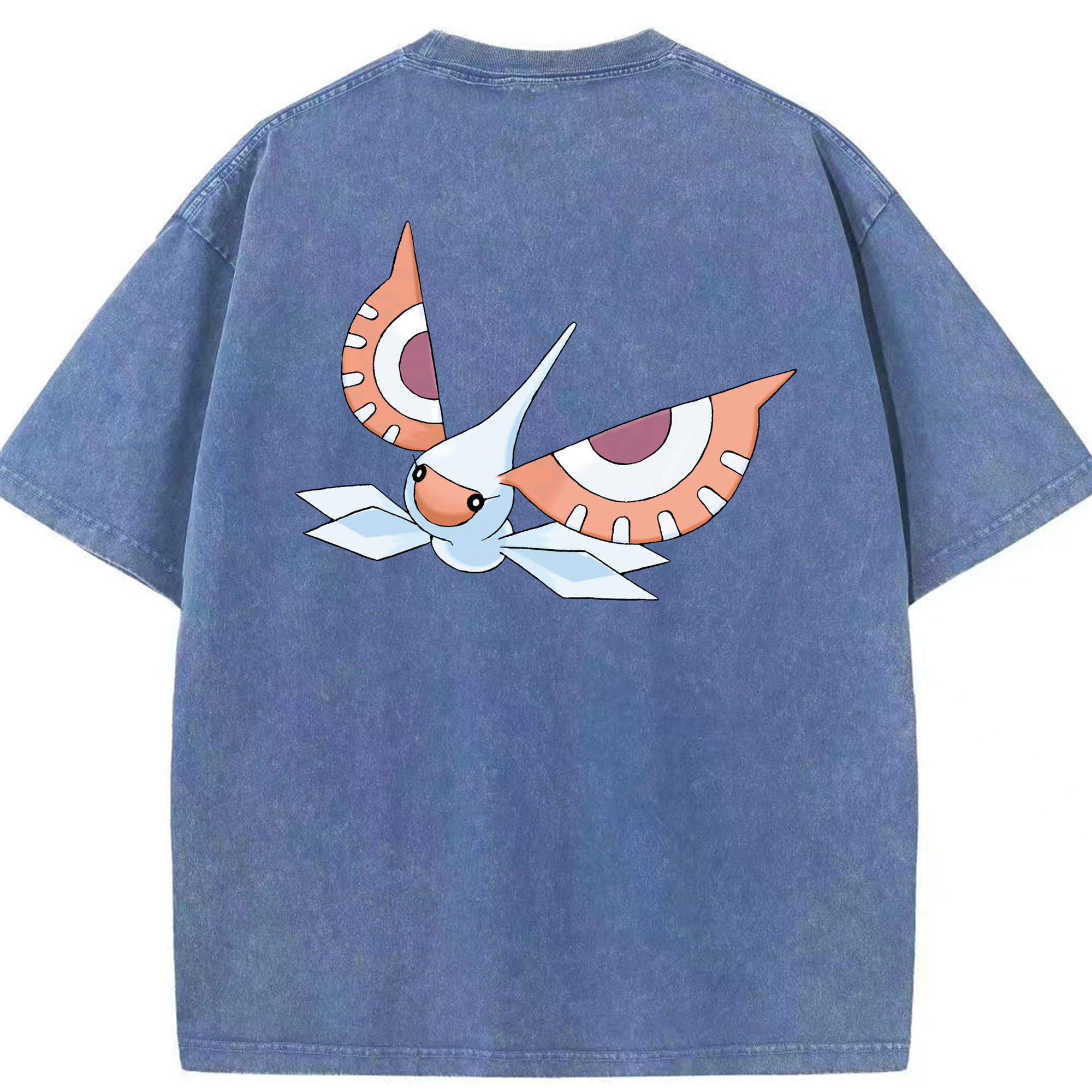 （画像用） ポケットモンスター Pokémon 綿100% ヴィンテージ風 半袖Tシャツ（背面プリント）