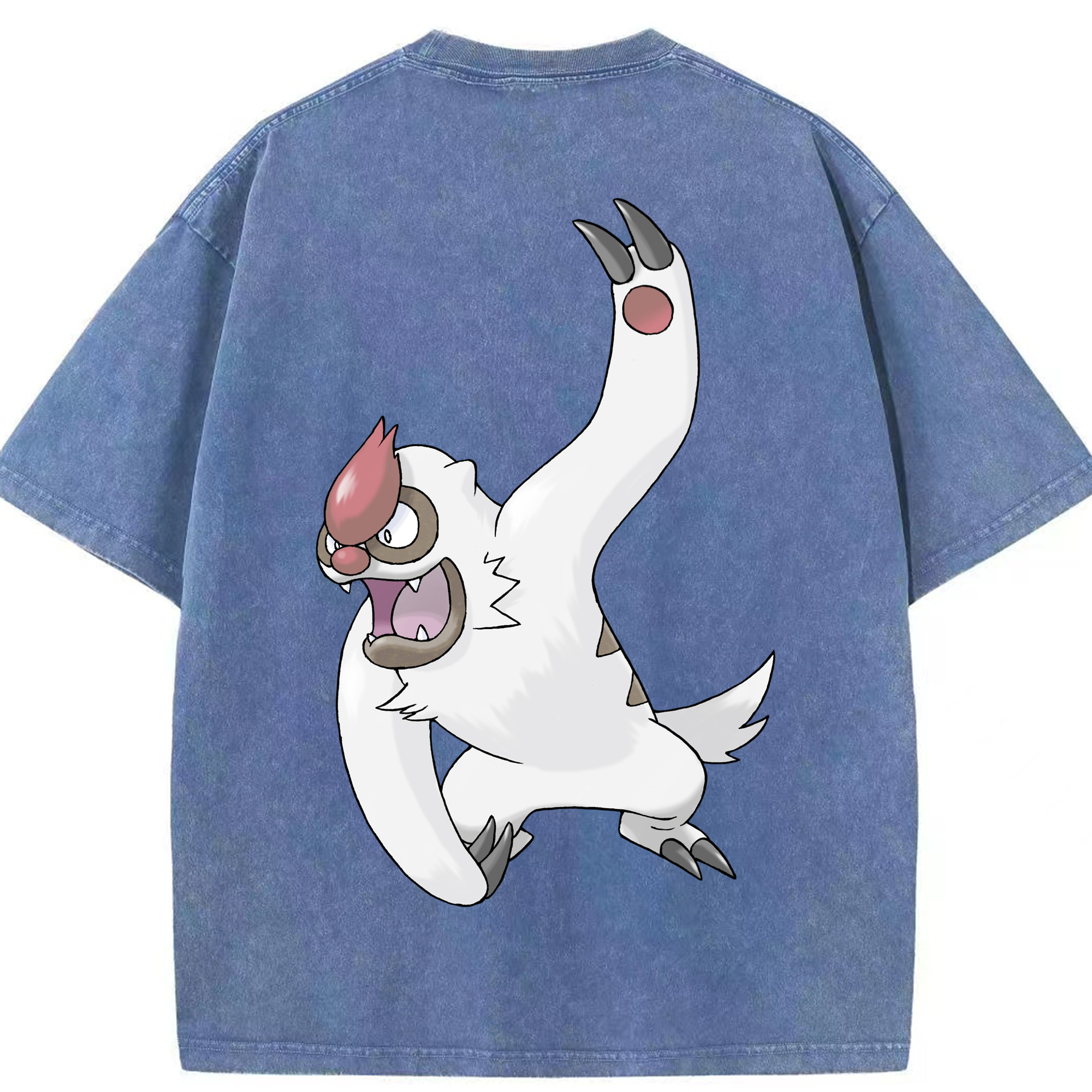（画像用） ポケットモンスター Pokémon 綿100% ヴィンテージ風 半袖Tシャツ（背面プリント）