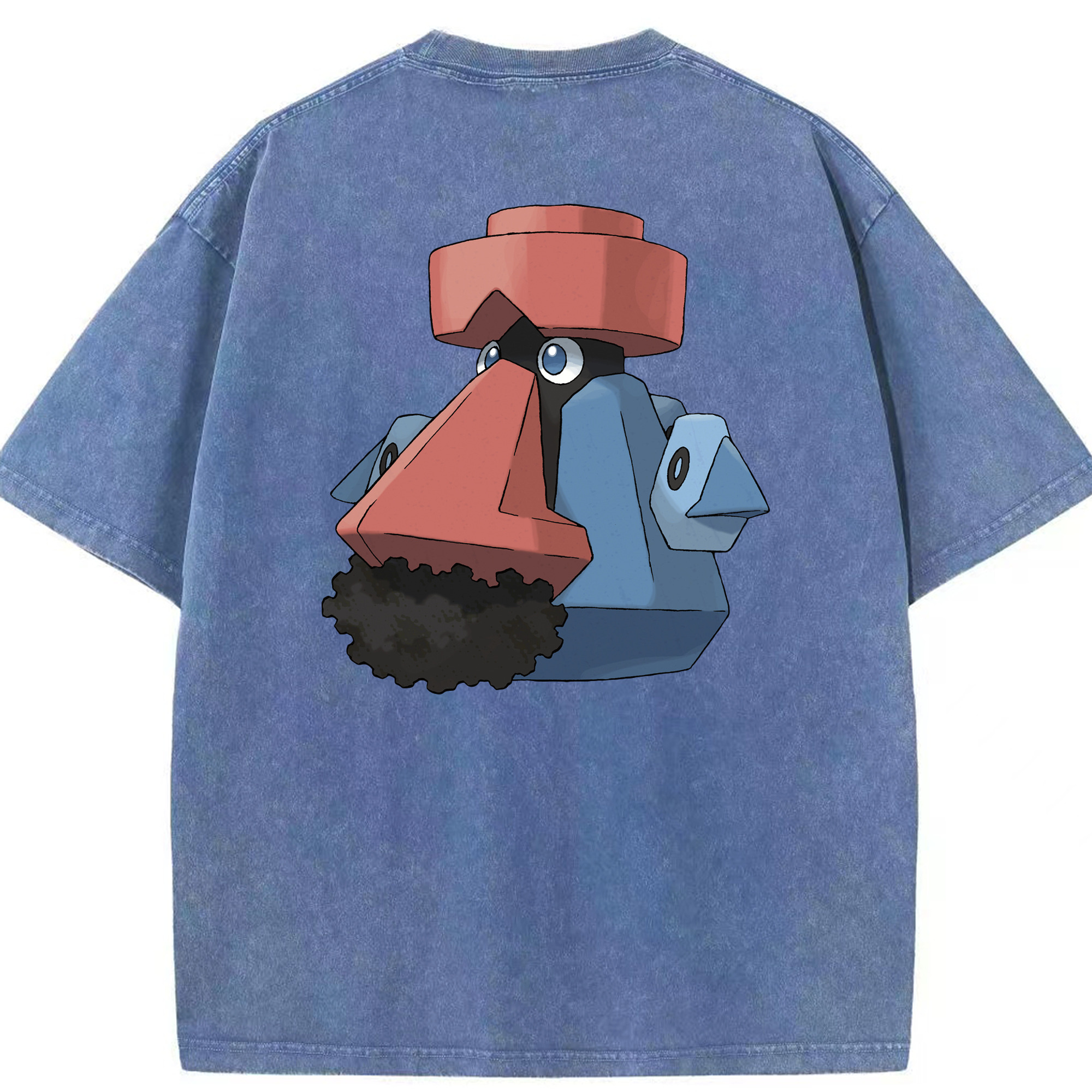 （画像用） ポケットモンスター Pokémon 綿100% ヴィンテージ風 半袖Tシャツ（背面プリント）