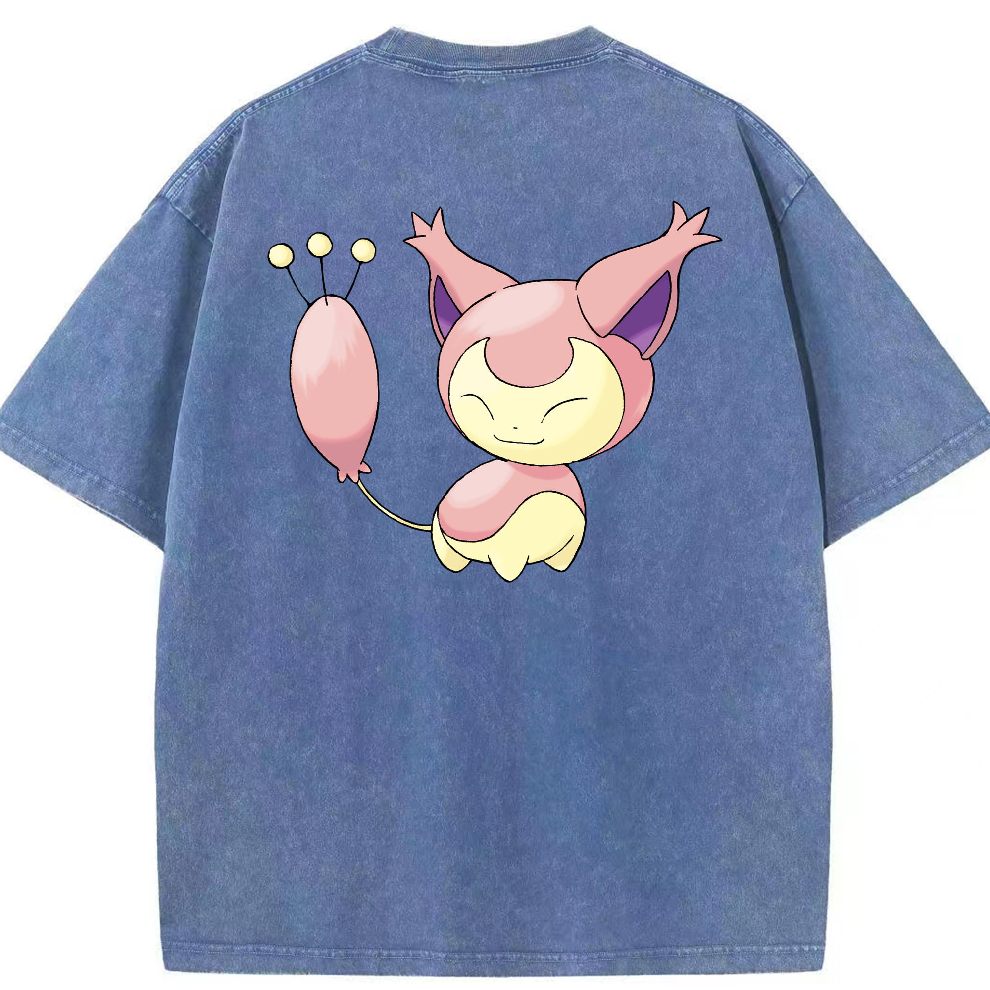 （画像用） ポケットモンスター Pokémon 綿100% ヴィンテージ風 半袖Tシャツ（背面プリント）