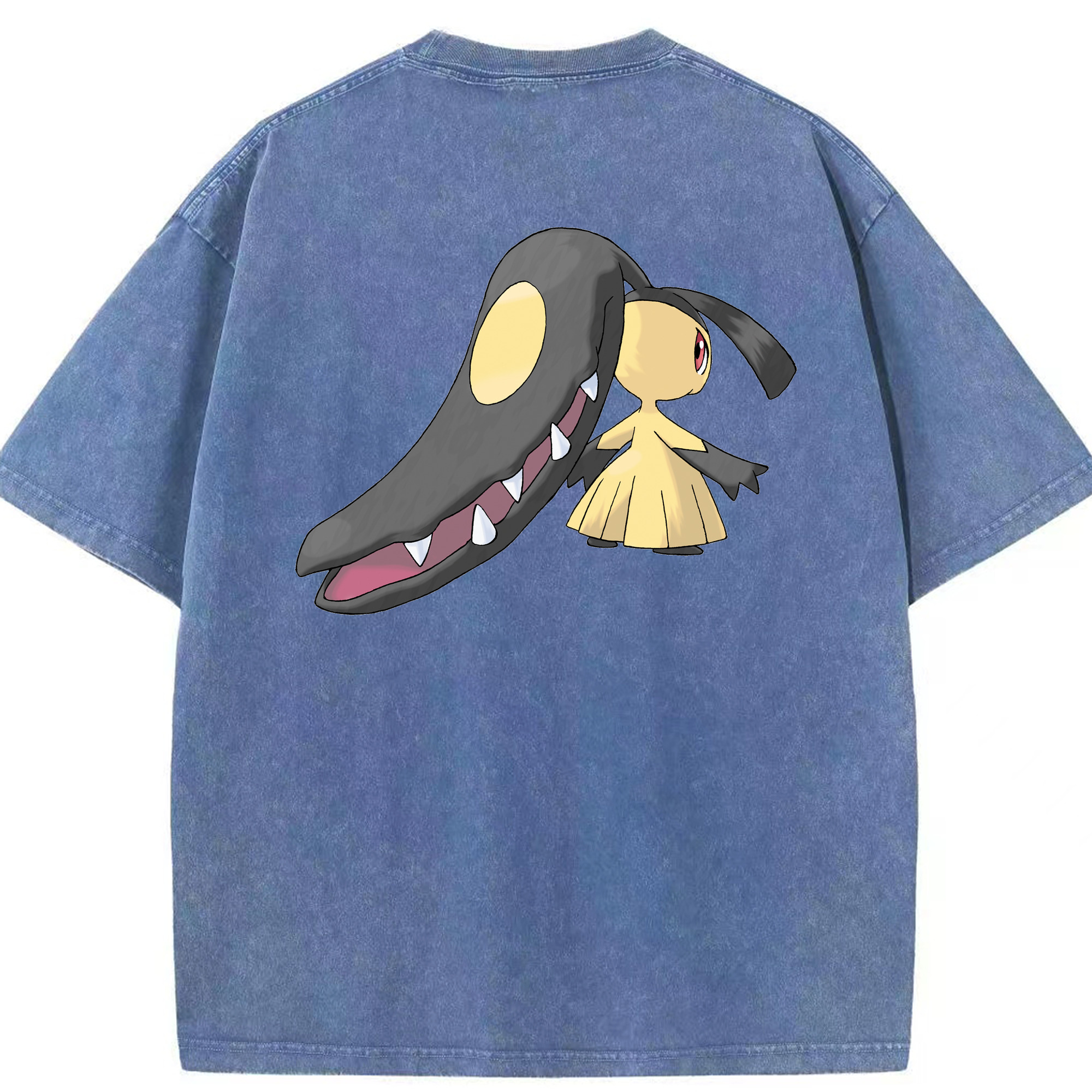 （画像用） ポケットモンスター Pokémon 綿100% ヴィンテージ風 半袖Tシャツ（背面プリント）