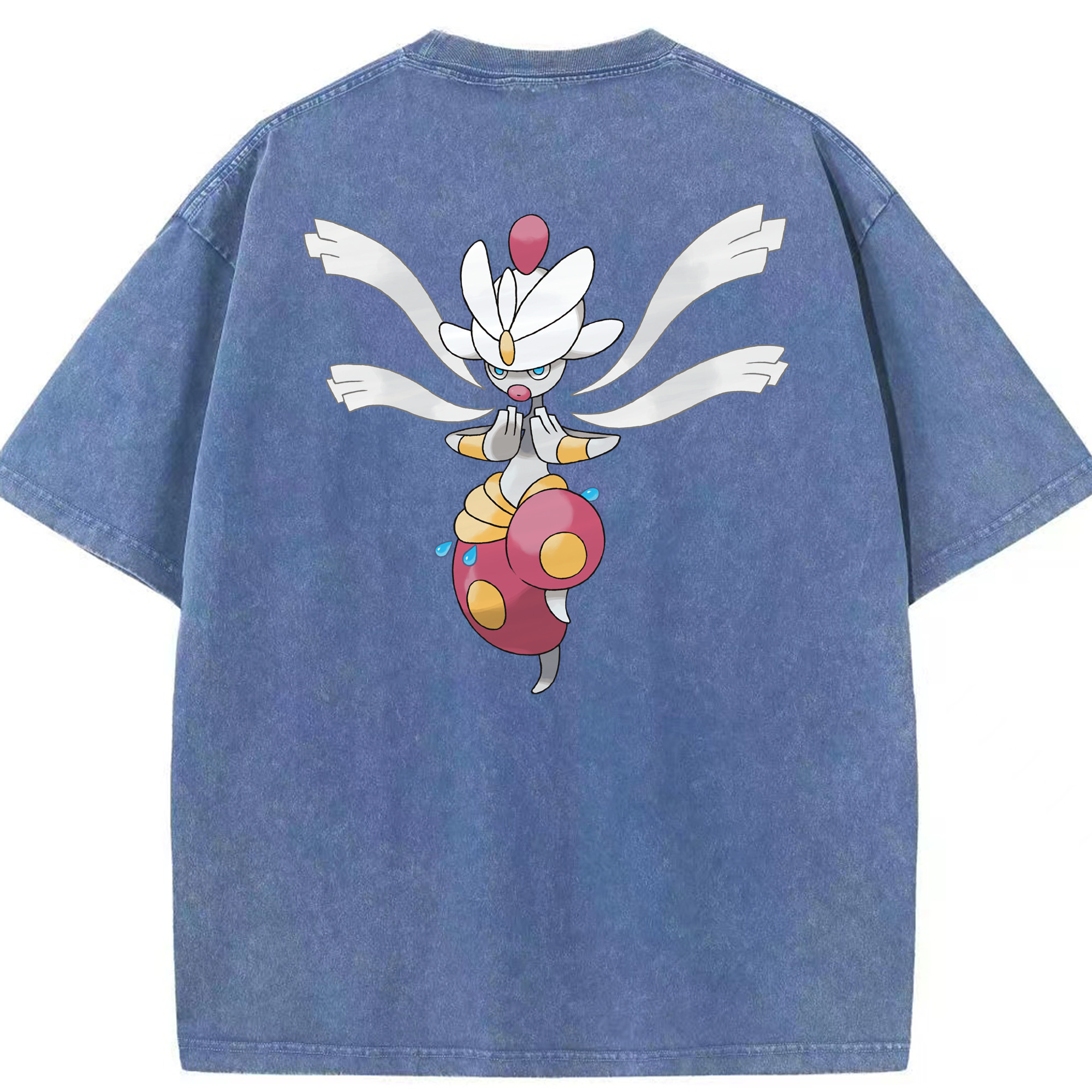 （画像用） ポケットモンスター Pokémon 綿100% ヴィンテージ風 半袖Tシャツ（背面プリント）