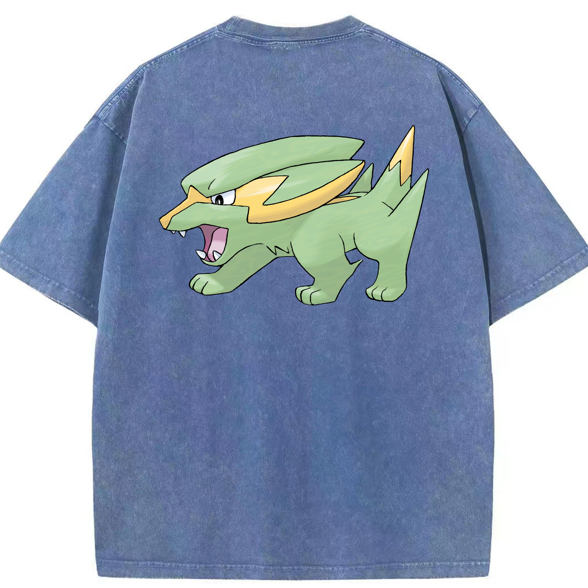 （画像用） ポケットモンスター Pokémon 綿100% ヴィンテージ風 半袖Tシャツ（背面プリント）