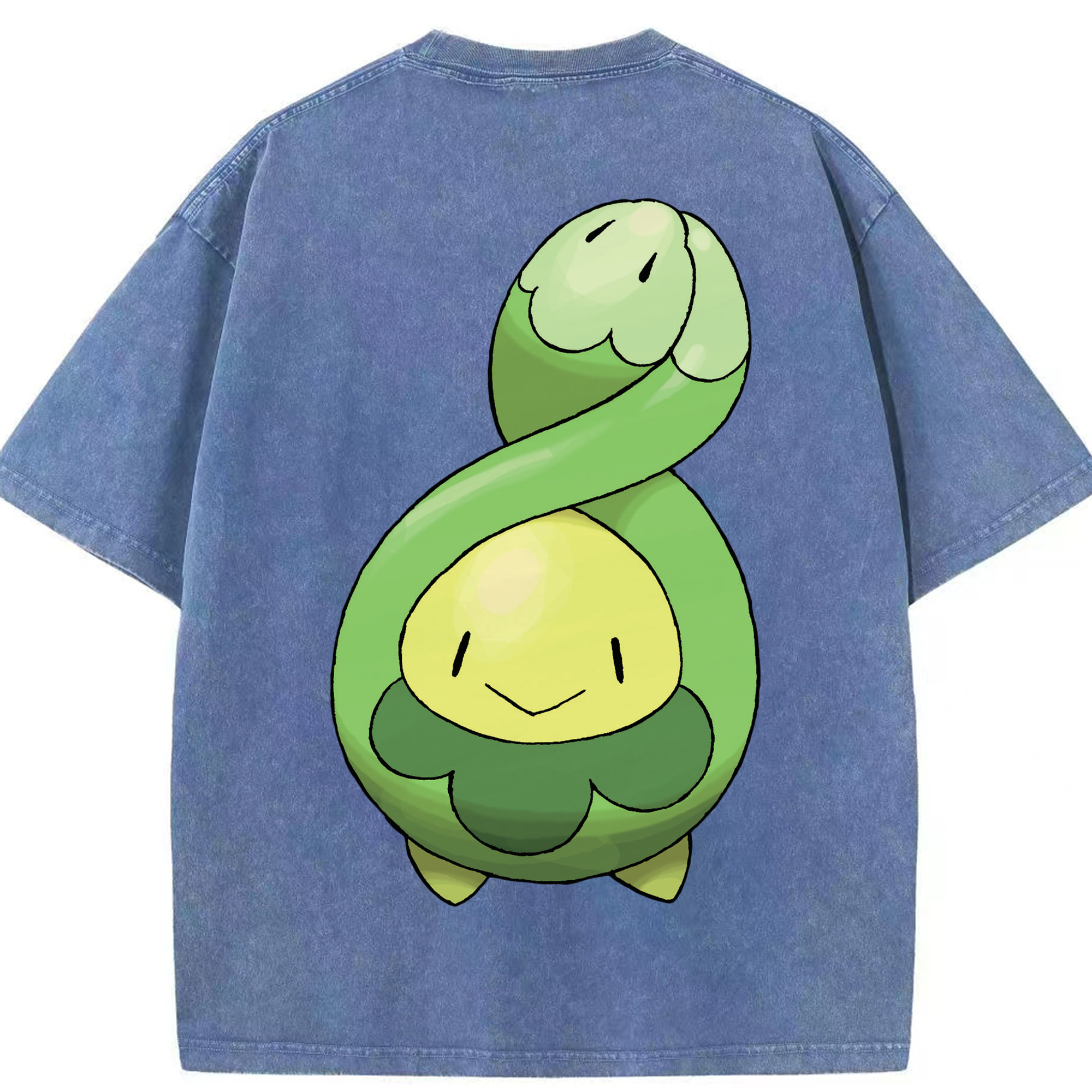 （画像用） ポケットモンスター Pokémon 綿100% ヴィンテージ風 半袖Tシャツ（背面プリント）