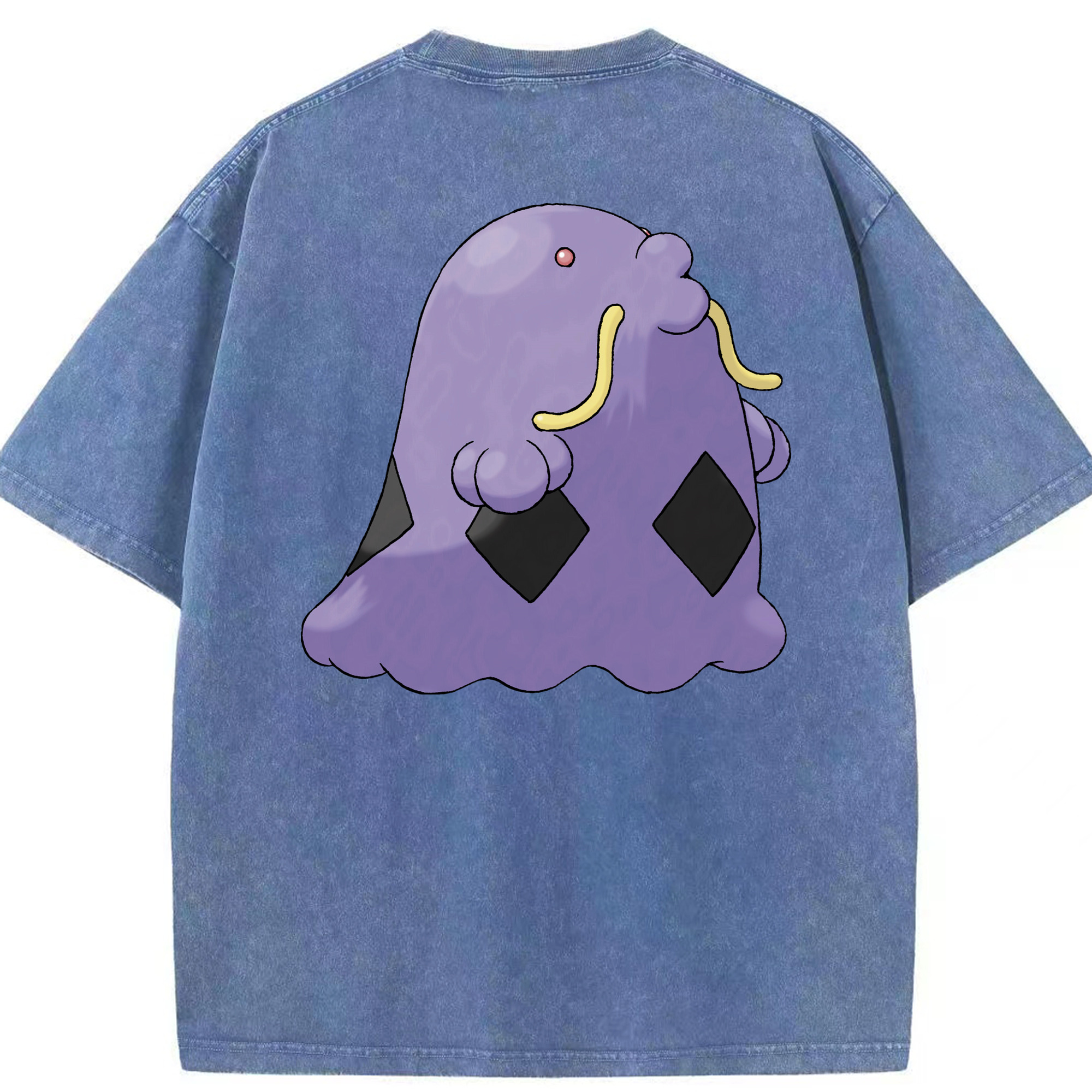 （画像用） ポケットモンスター Pokémon 綿100% ヴィンテージ風 半袖Tシャツ（背面プリント）