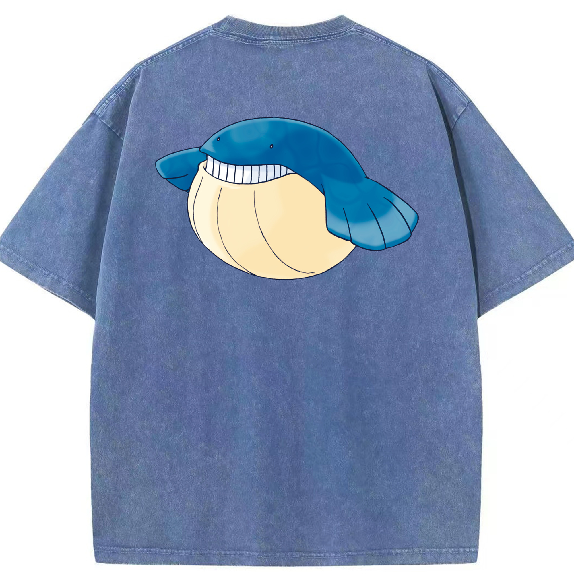 （画像用） ポケットモンスター Pokémon 綿100% ヴィンテージ風 半袖Tシャツ（背面プリント）