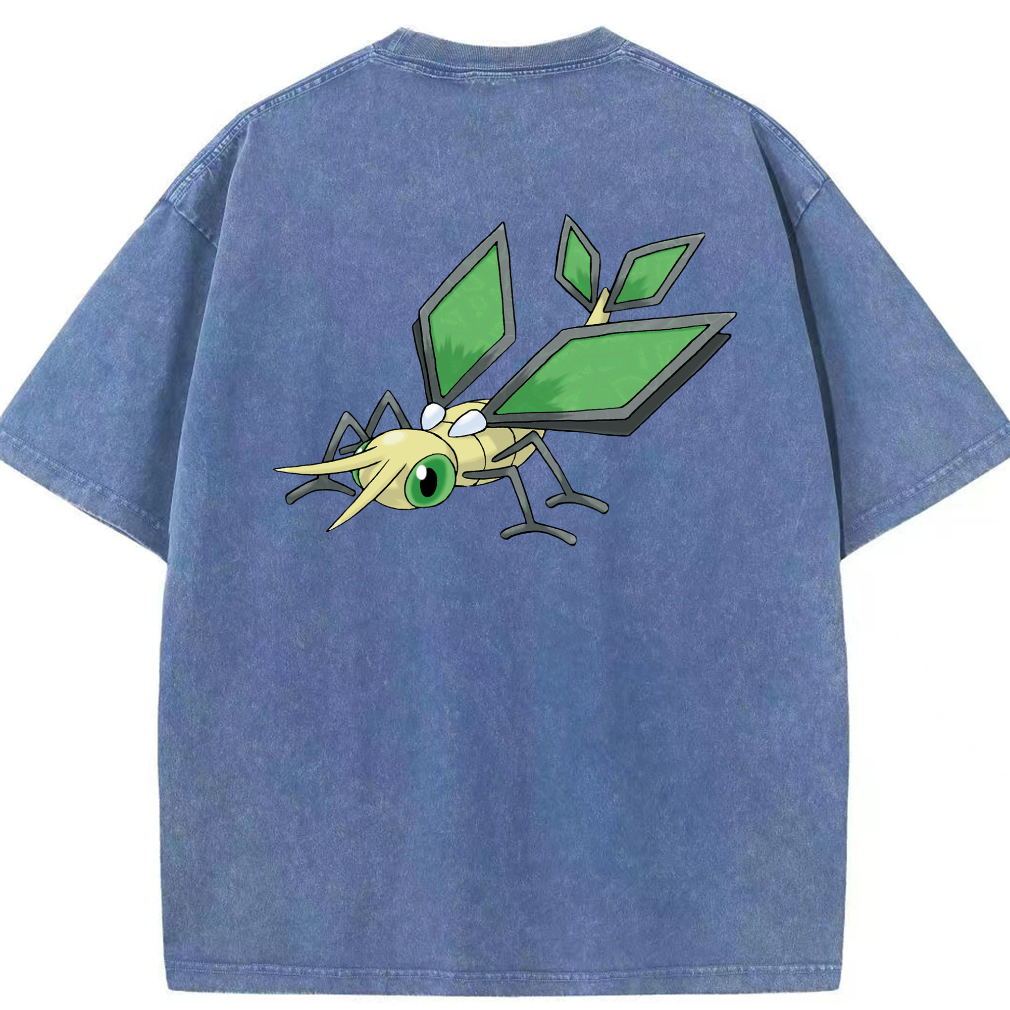 （画像用） ポケットモンスター Pokémon 綿100% ヴィンテージ風 半袖Tシャツ（背面プリント）