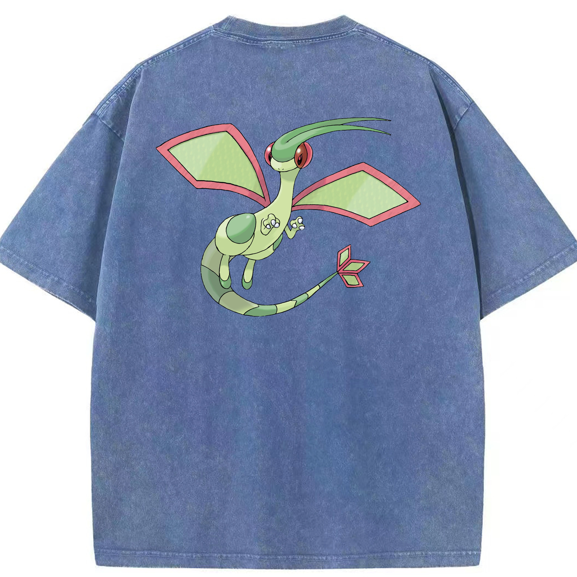 （画像用） ポケットモンスター Pokémon 綿100% ヴィンテージ風 半袖Tシャツ（背面プリント）