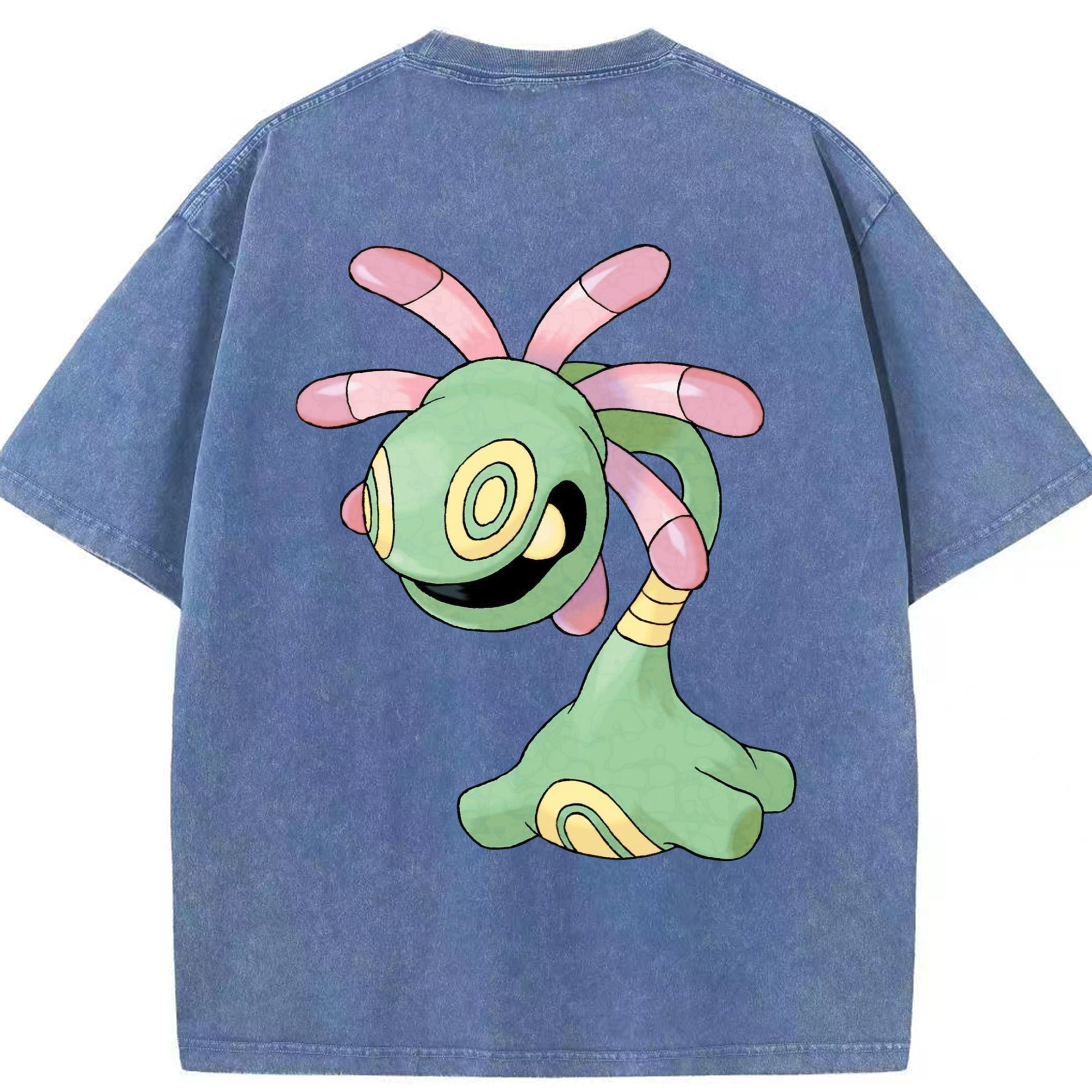 （画像用） ポケットモンスター Pokémon 綿100% ヴィンテージ風 半袖Tシャツ（背面プリント）