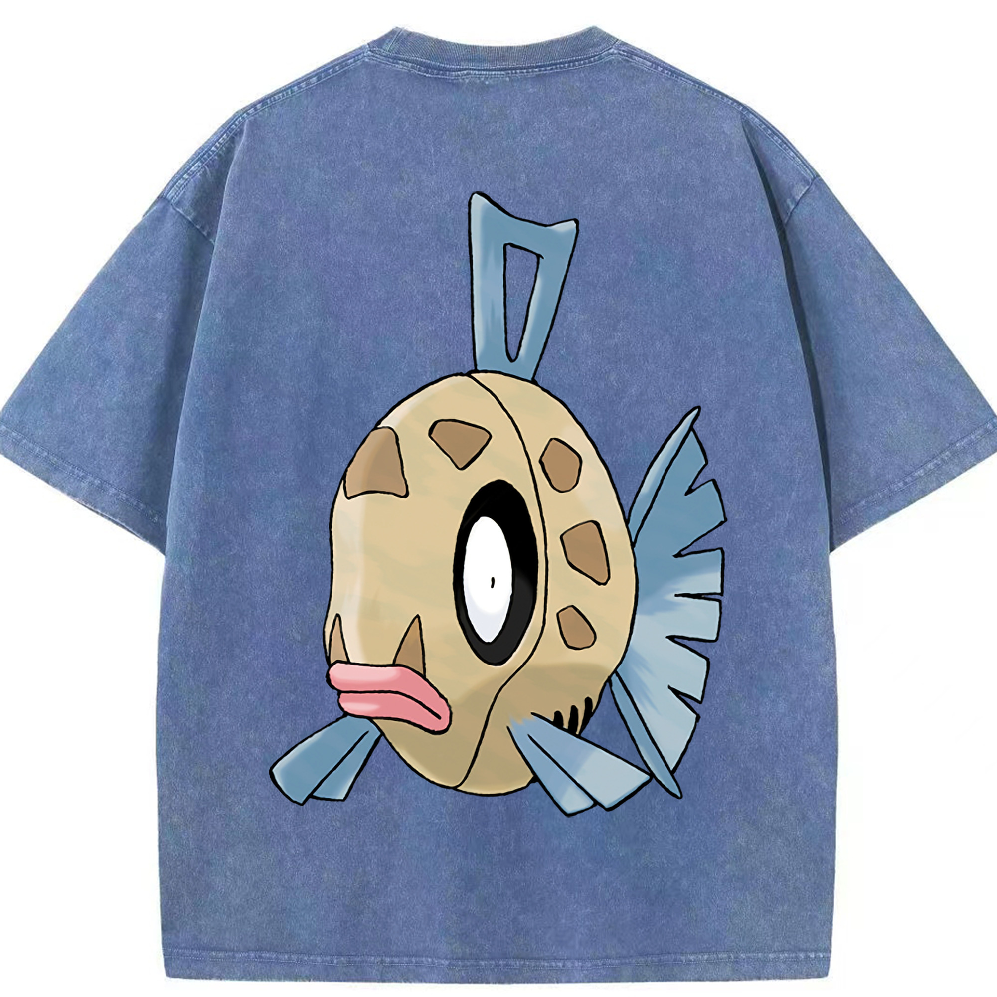 （画像用） ポケットモンスター Pokémon 綿100% ヴィンテージ風 半袖Tシャツ（背面プリント）