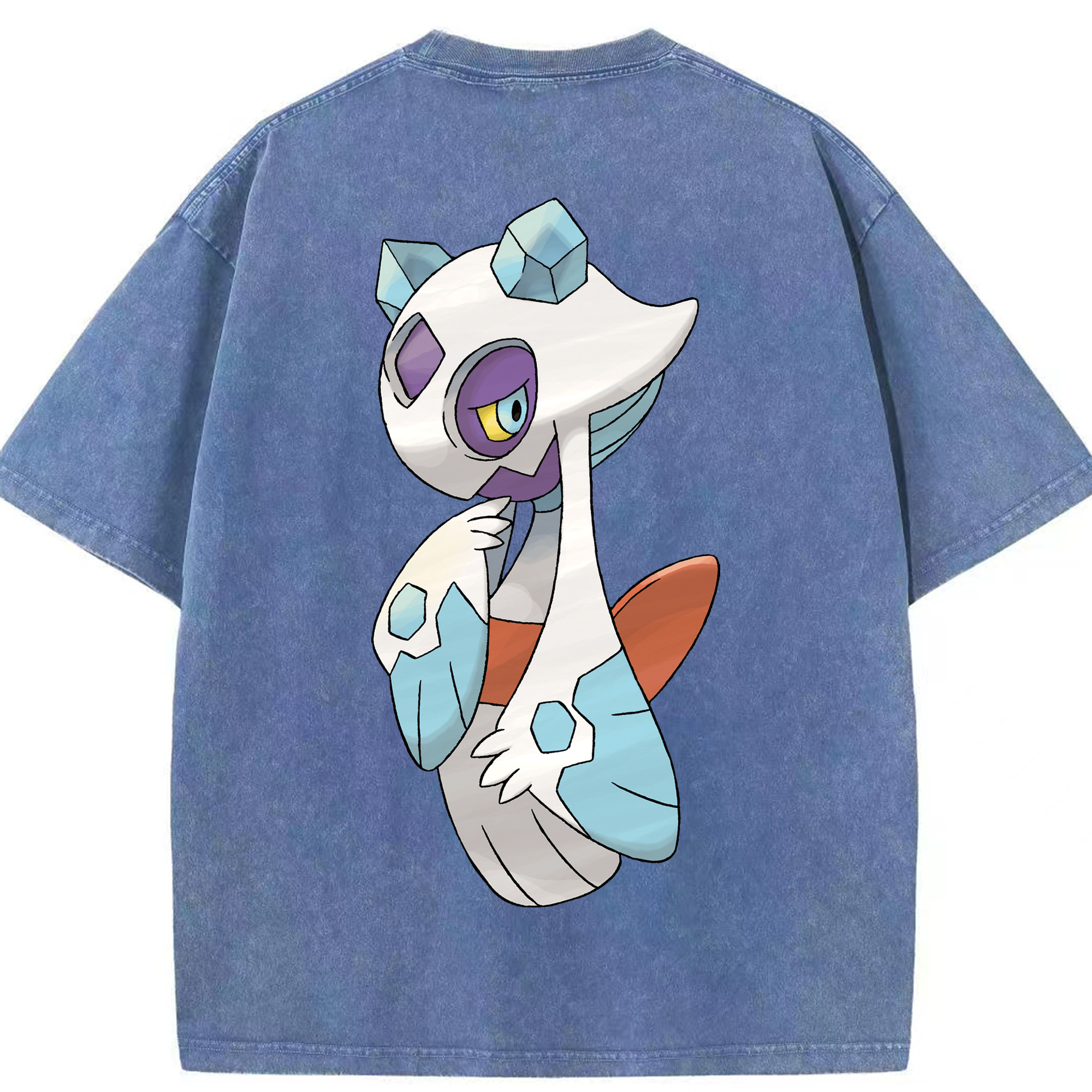 （画像用） ポケットモンスター Pokémon 綿100% ヴィンテージ風 半袖Tシャツ（背面プリント）