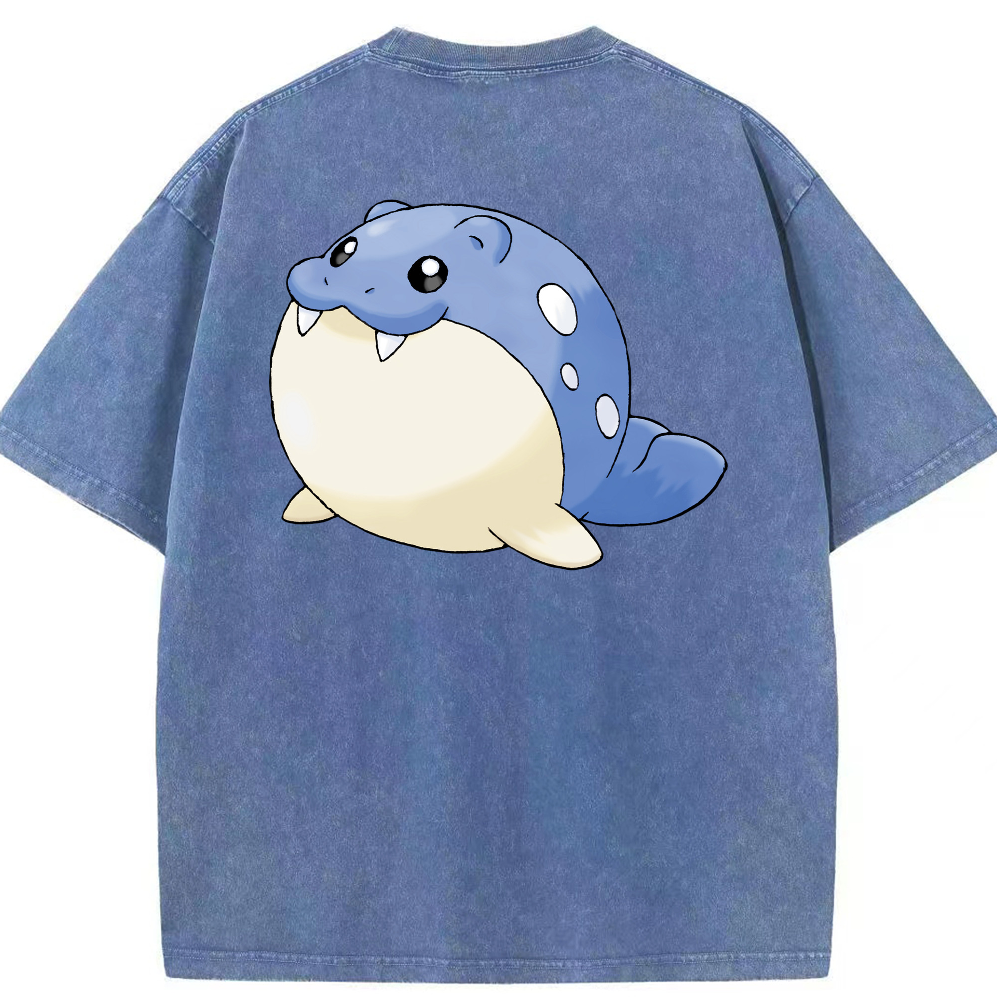（画像用） ポケットモンスター Pokémon 綿100% ヴィンテージ風 半袖Tシャツ（背面プリント）
