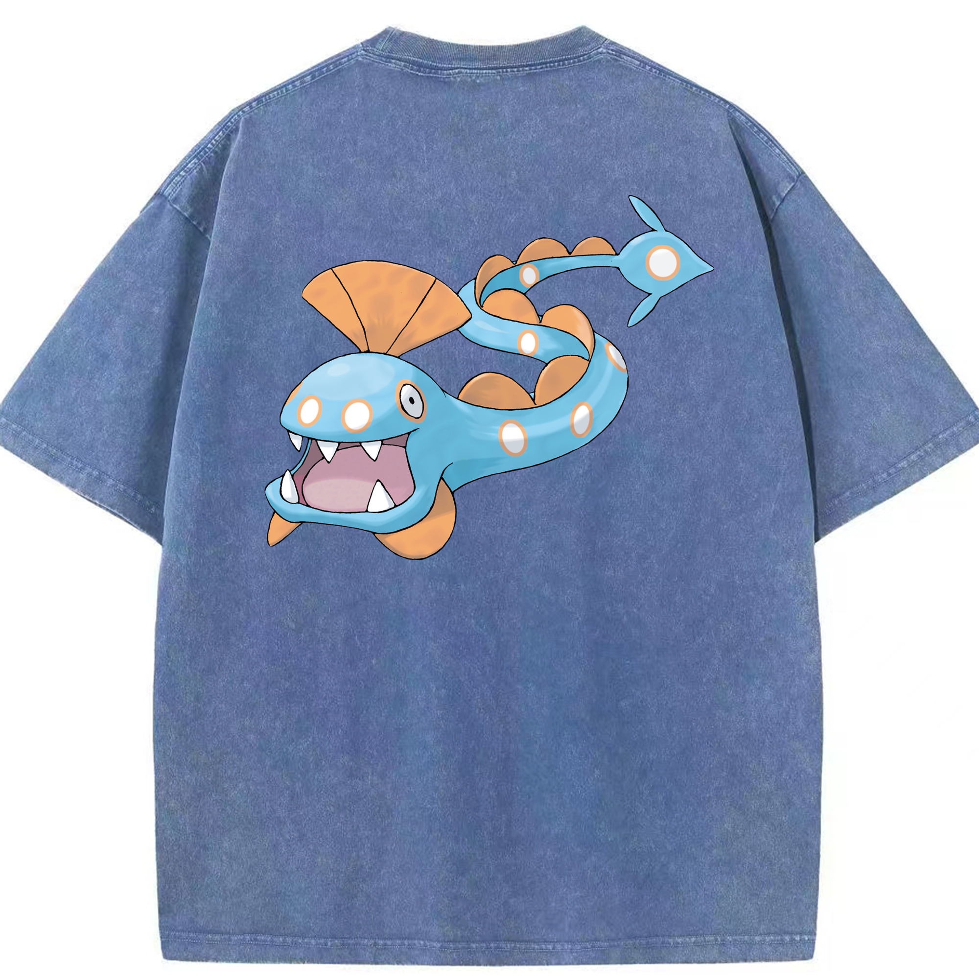 （画像用） ポケットモンスター Pokémon 綿100% ヴィンテージ風 半袖Tシャツ（背面プリント）