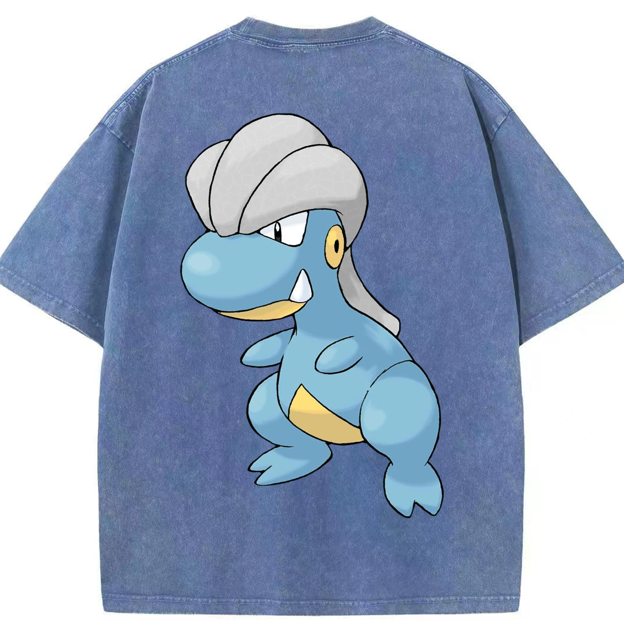 （画像用） ポケットモンスター Pokémon 綿100% ヴィンテージ風 半袖Tシャツ（背面プリント）