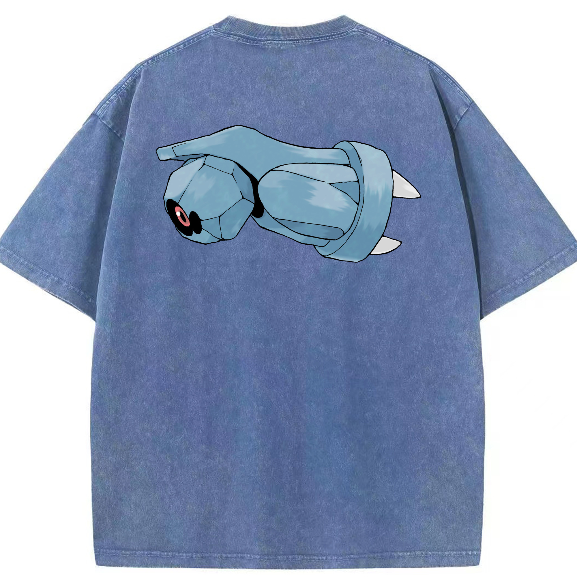 （画像用） ポケットモンスター Pokémon 綿100% ヴィンテージ風 半袖Tシャツ（背面プリント）