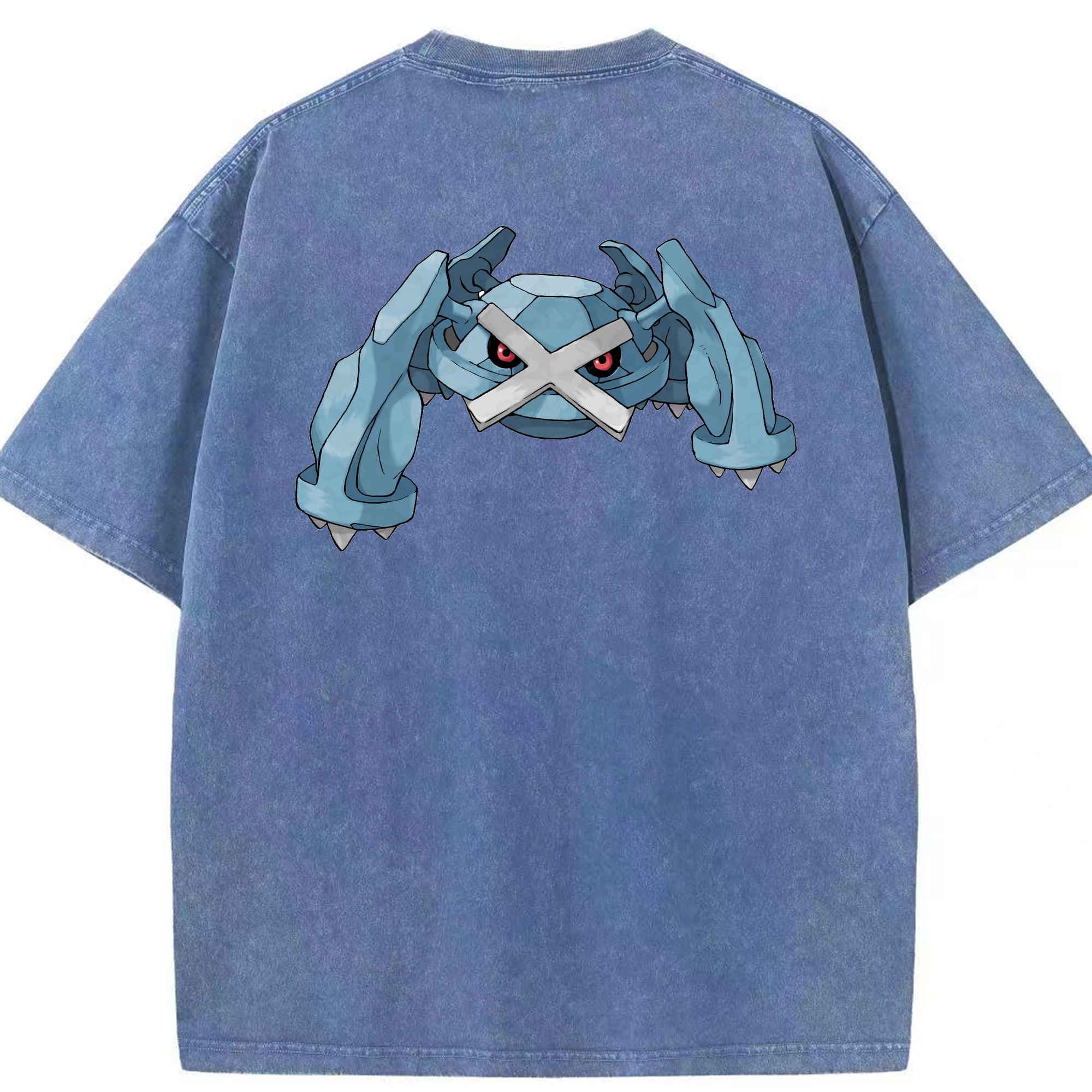 （画像用） ポケットモンスター Pokémon 綿100% ヴィンテージ風 半袖Tシャツ（背面プリント）