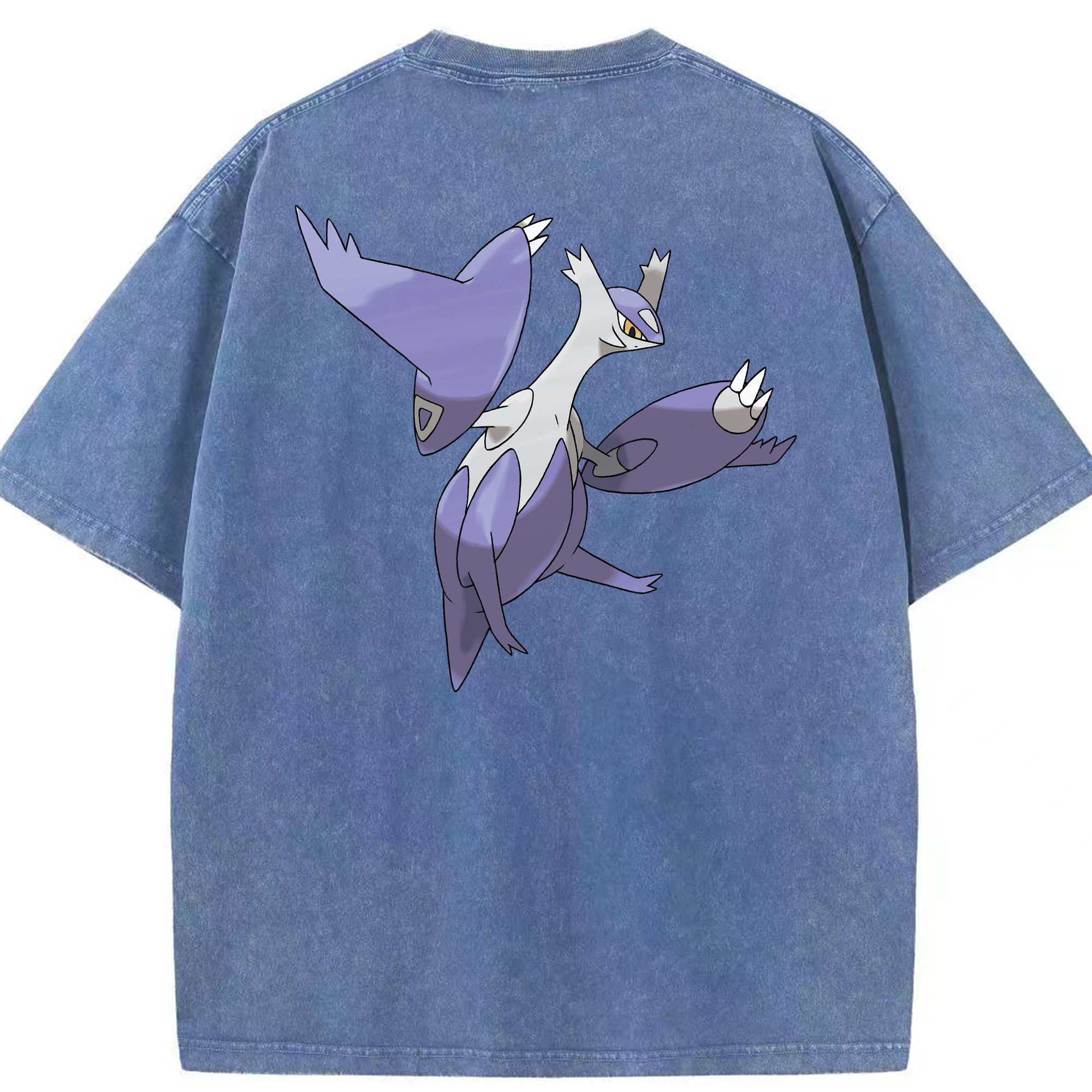 （画像用） ポケットモンスター Pokémon 綿100% ヴィンテージ風 半袖Tシャツ（背面プリント）