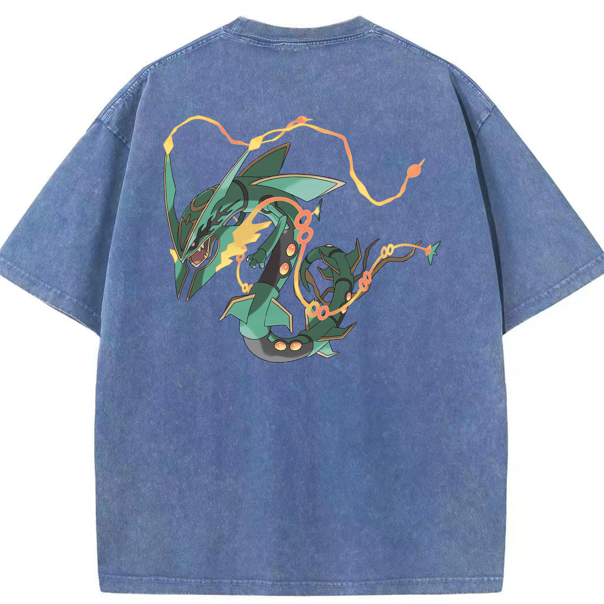 （画像用） ポケットモンスター Pokémon 綿100% ヴィンテージ風 半袖Tシャツ（背面プリント）