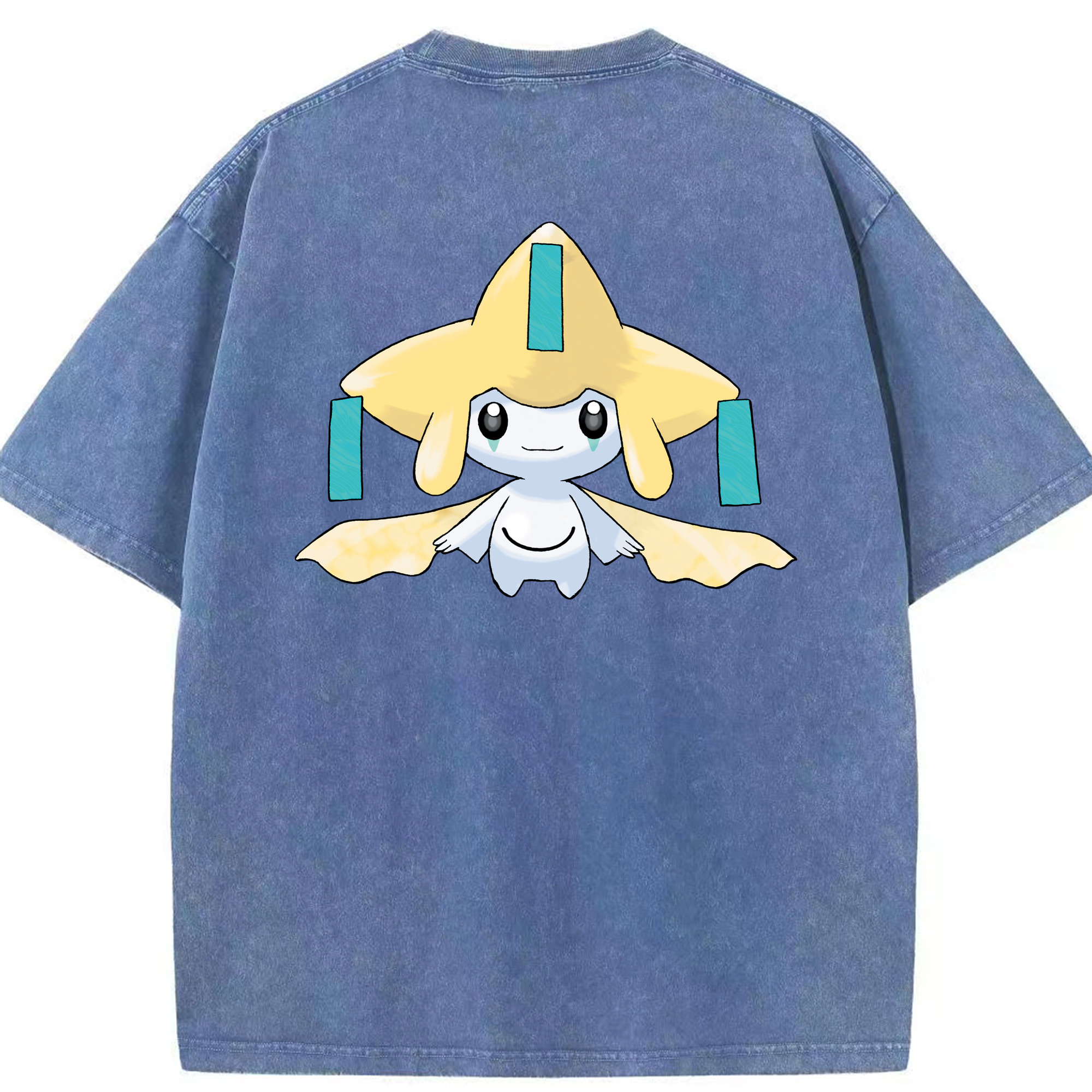 （画像用） ポケットモンスター Pokémon 綿100% ヴィンテージ風 半袖Tシャツ（背面プリント）