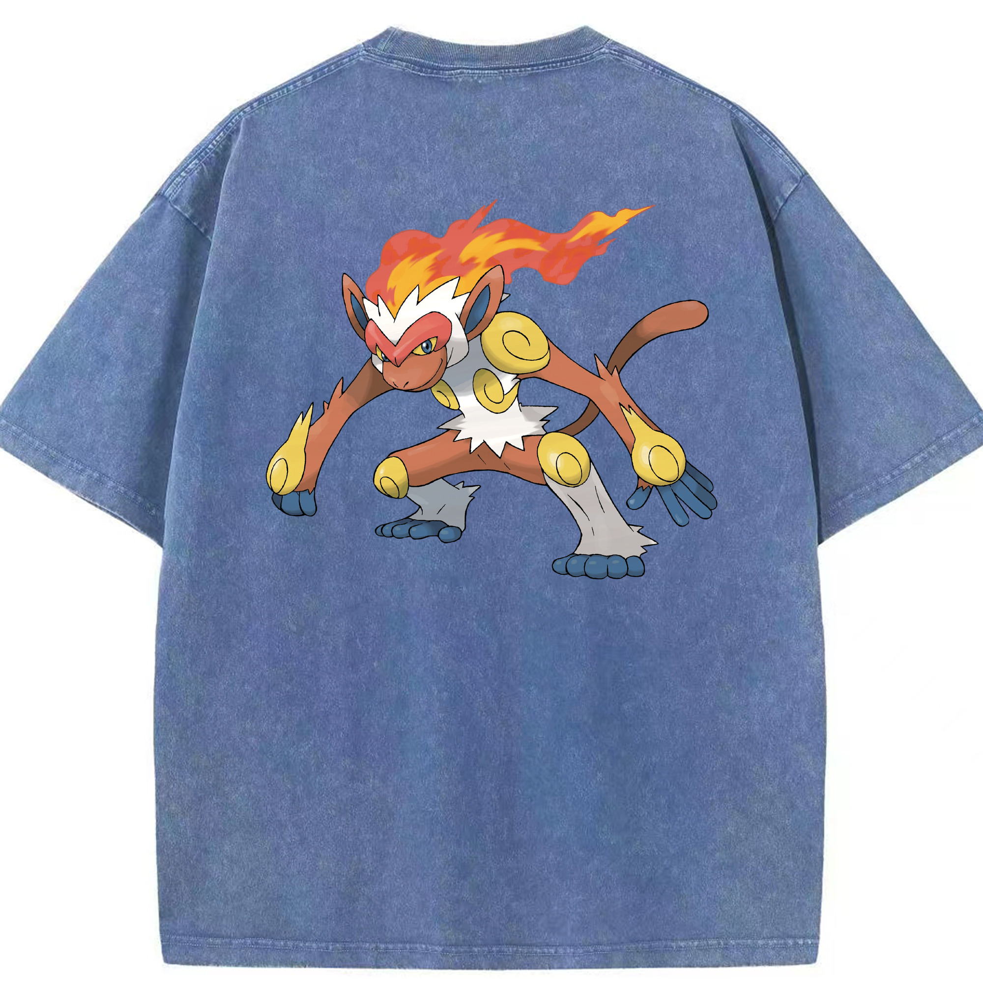 （画像用） ポケットモンスター Pokémon 綿100% ヴィンテージ風 半袖Tシャツ（背面プリント）