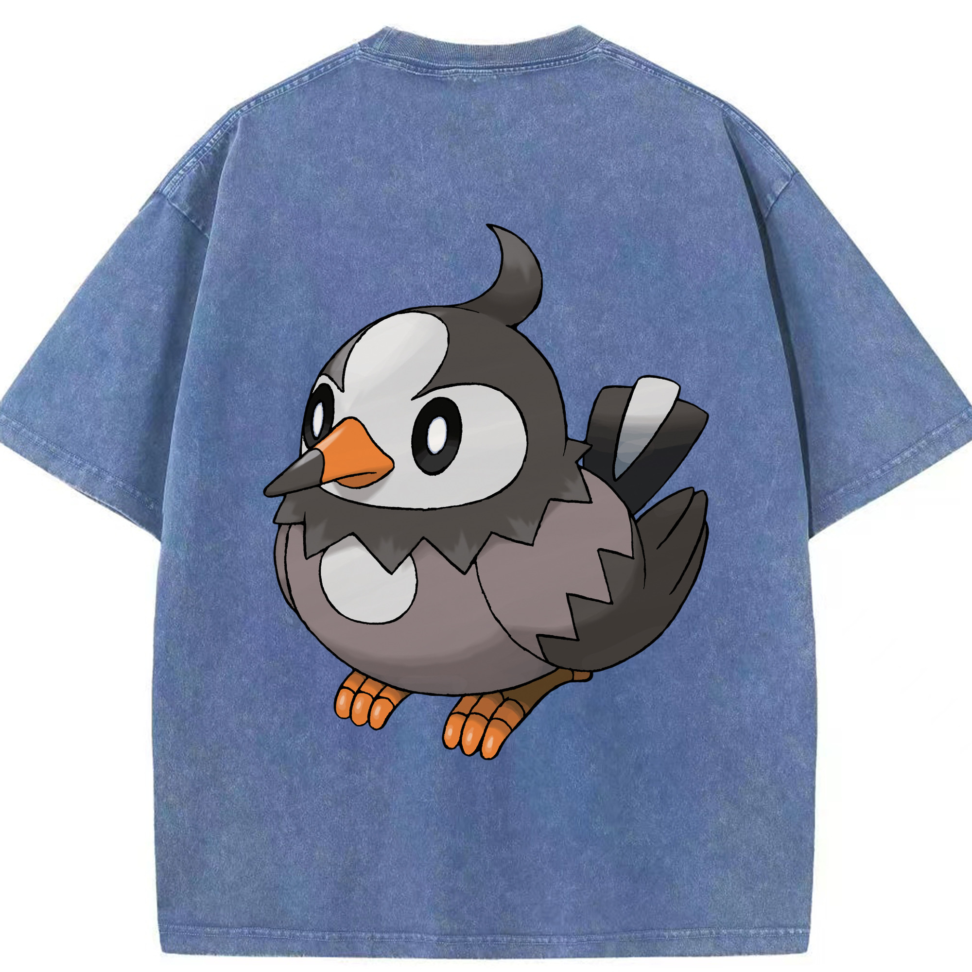 （画像用） ポケットモンスター Pokémon 綿100% ヴィンテージ風 半袖Tシャツ（背面プリント）