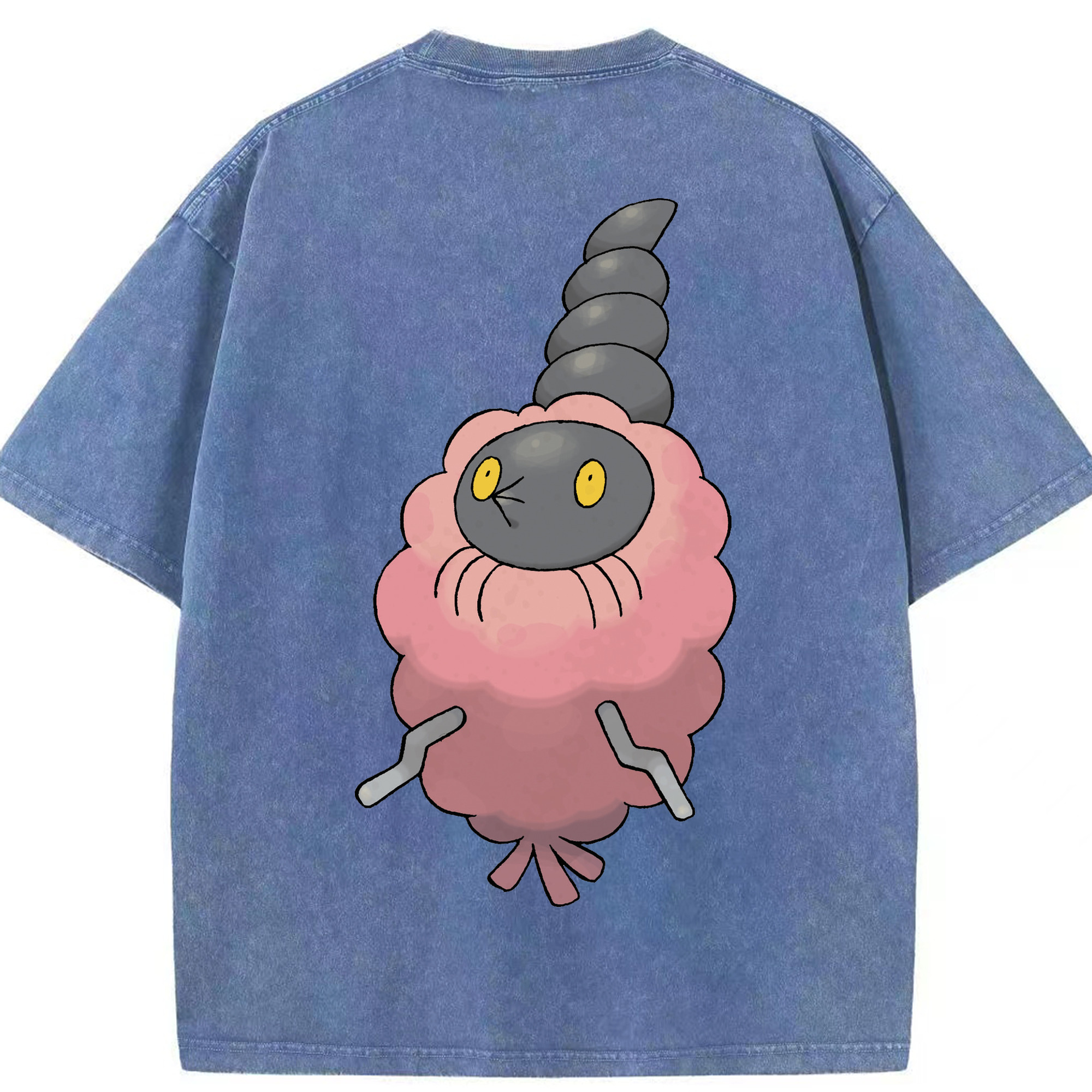 （画像用） ポケットモンスター Pokémon 綿100% ヴィンテージ風 半袖Tシャツ（背面プリント）