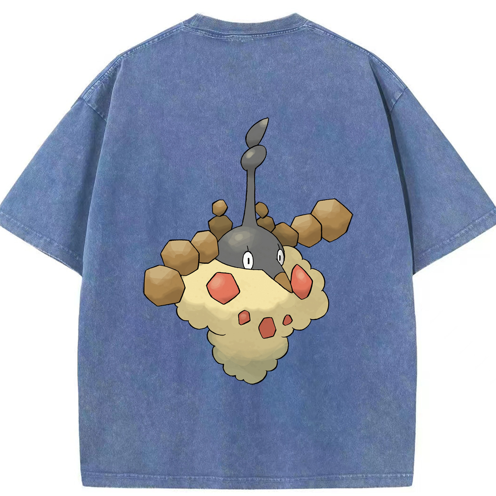 （画像用） ポケットモンスター Pokémon 綿100% ヴィンテージ風 半袖Tシャツ（背面プリント）