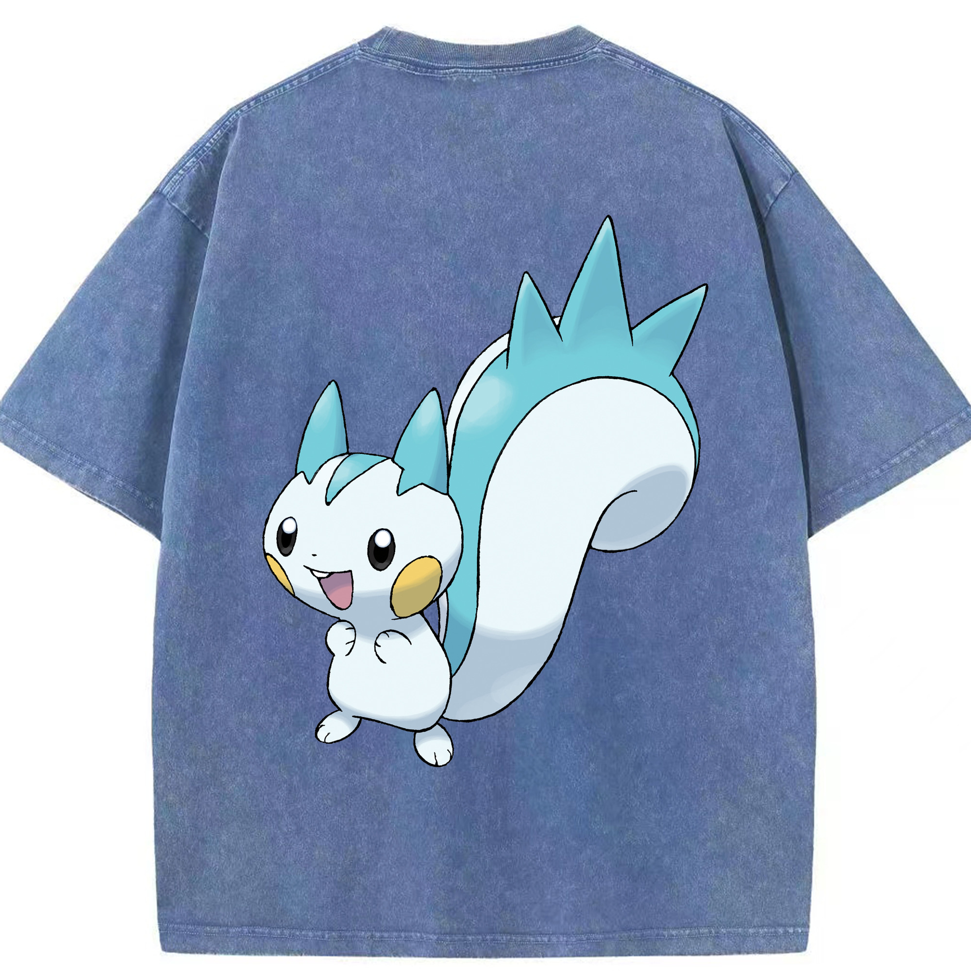 （画像用） ポケットモンスター Pokémon 綿100% ヴィンテージ風 半袖Tシャツ（背面プリント）