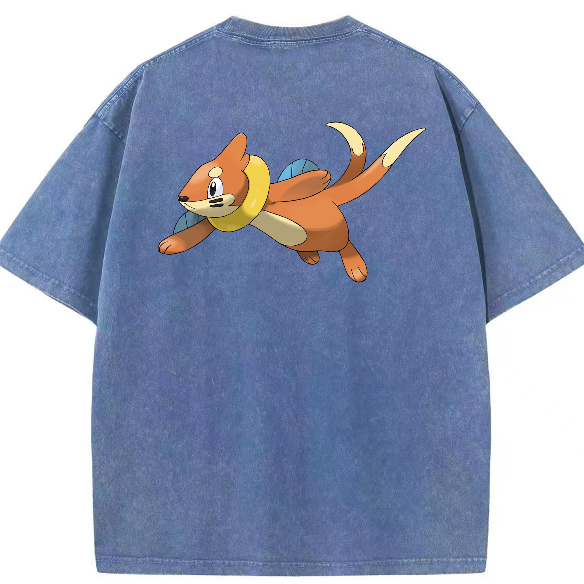 （画像用） ポケットモンスター Pokémon 綿100% ヴィンテージ風 半袖Tシャツ（背面プリント）