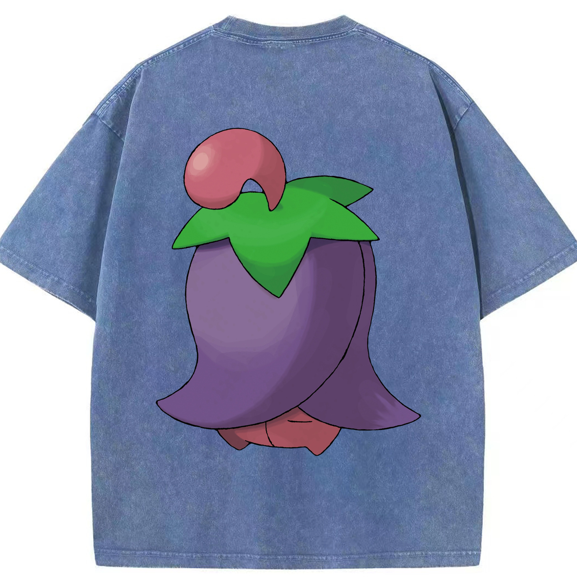 （画像用） ポケットモンスター Pokémon 綿100% ヴィンテージ風 半袖Tシャツ（背面プリント）
