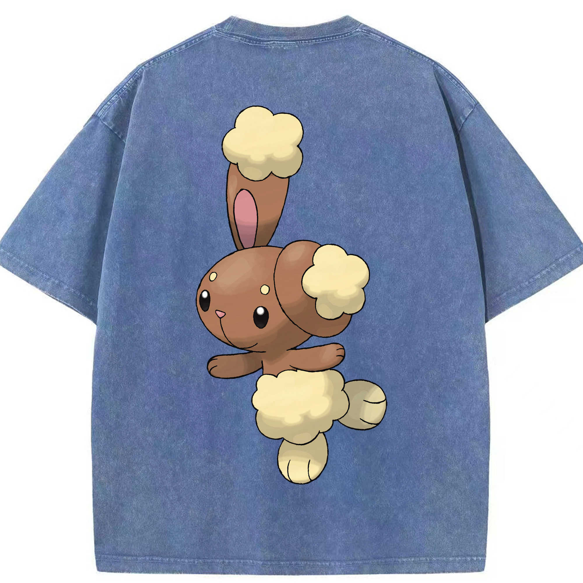 （画像用） ポケットモンスター Pokémon 綿100% ヴィンテージ風 半袖Tシャツ（背面プリント）