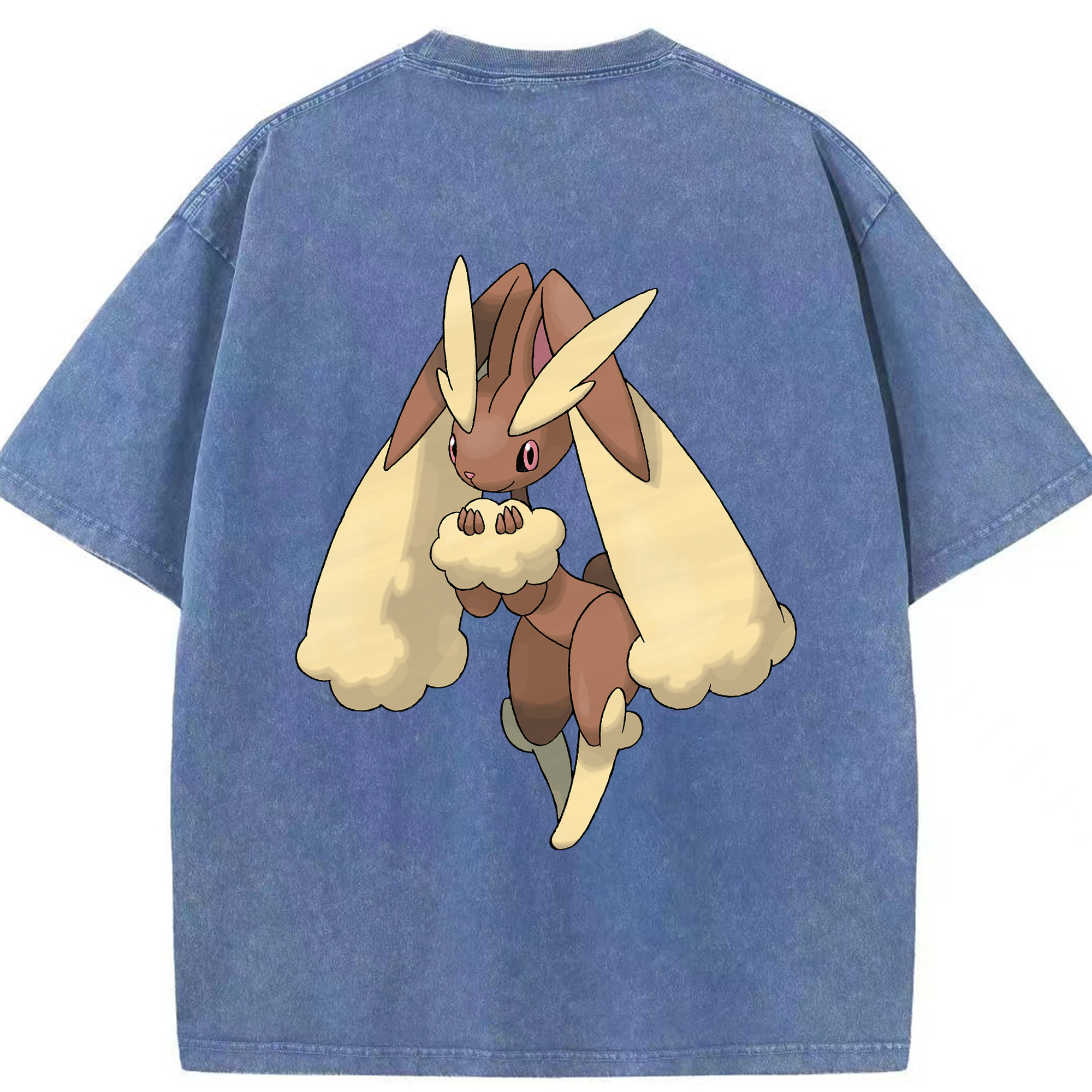 （画像用） ポケットモンスター Pokémon 綿100% ヴィンテージ風 半袖Tシャツ（背面プリント）