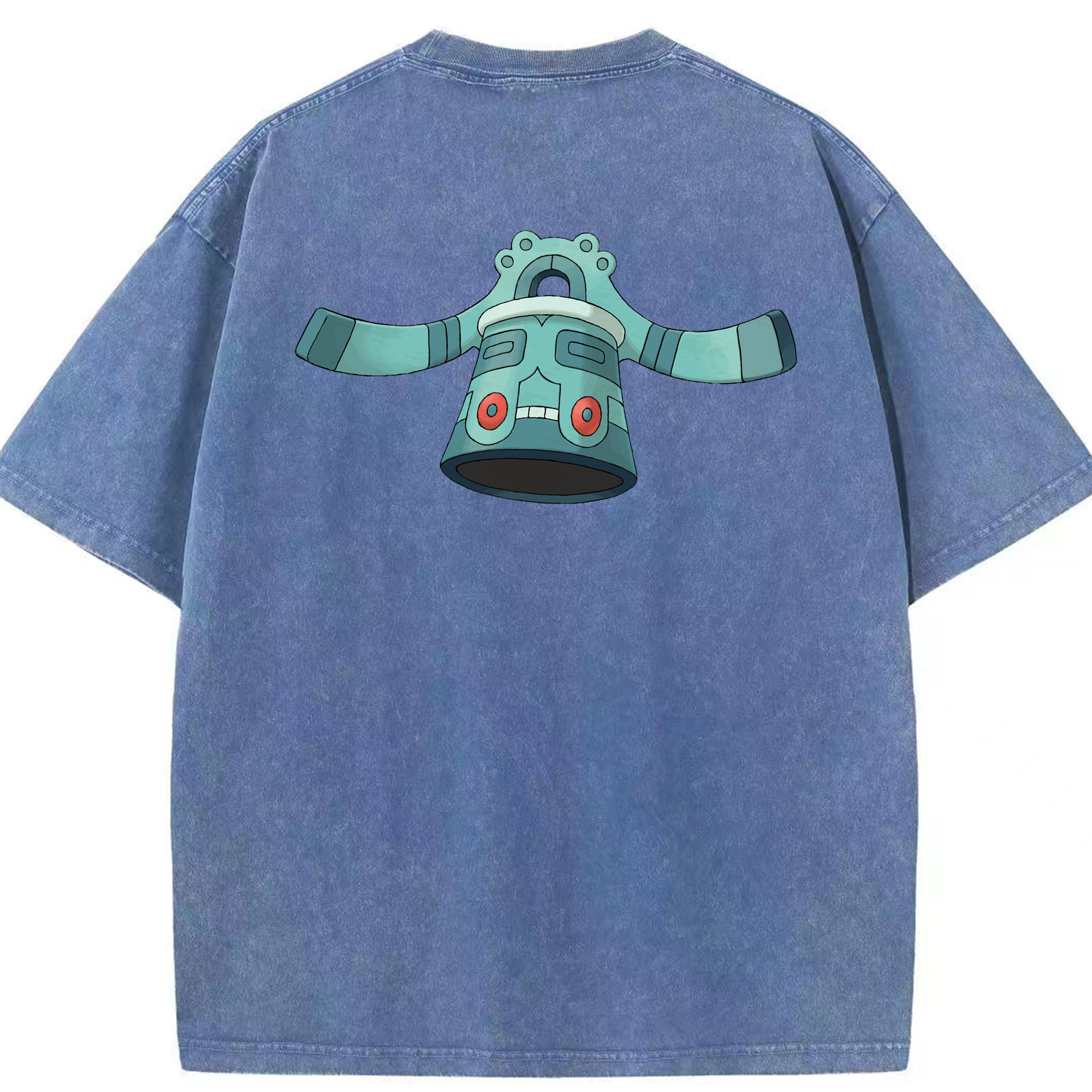 （画像用） ポケットモンスター Pokémon 綿100% ヴィンテージ風 半袖Tシャツ（背面プリント）