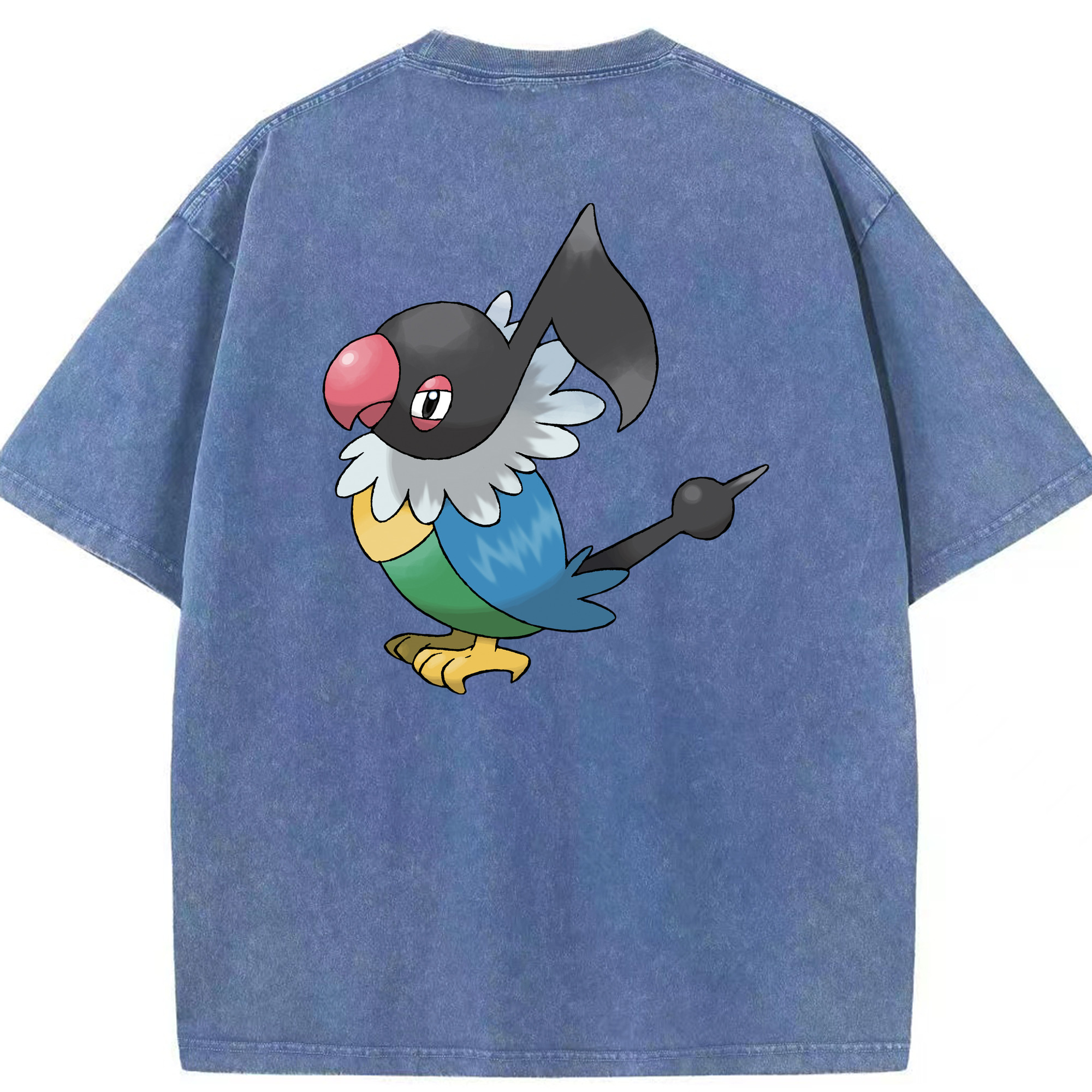 （画像用） ポケットモンスター Pokémon 綿100% ヴィンテージ風 半袖Tシャツ（背面プリント）