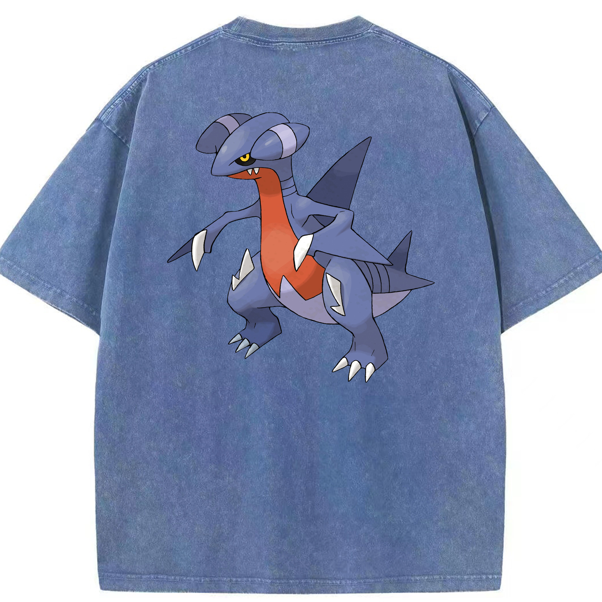 （画像用） ポケットモンスター Pokémon 綿100% ヴィンテージ風 半袖Tシャツ（背面プリント）