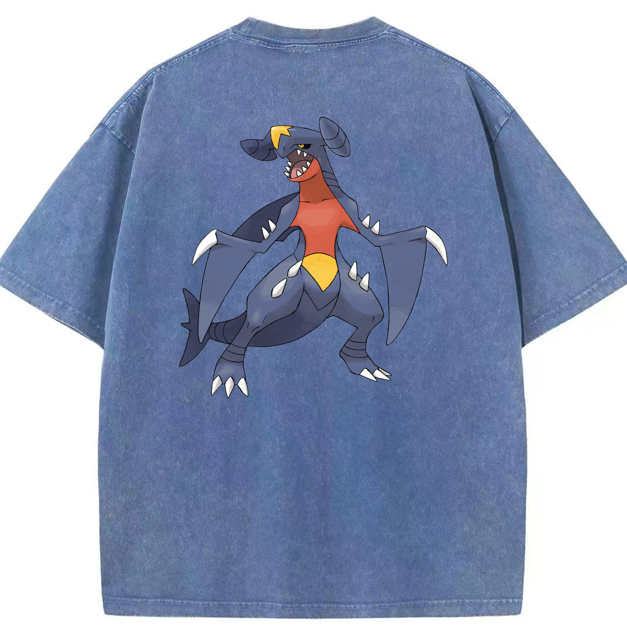 （画像用） ポケットモンスター Pokémon 綿100% ヴィンテージ風 半袖Tシャツ（背面プリント）