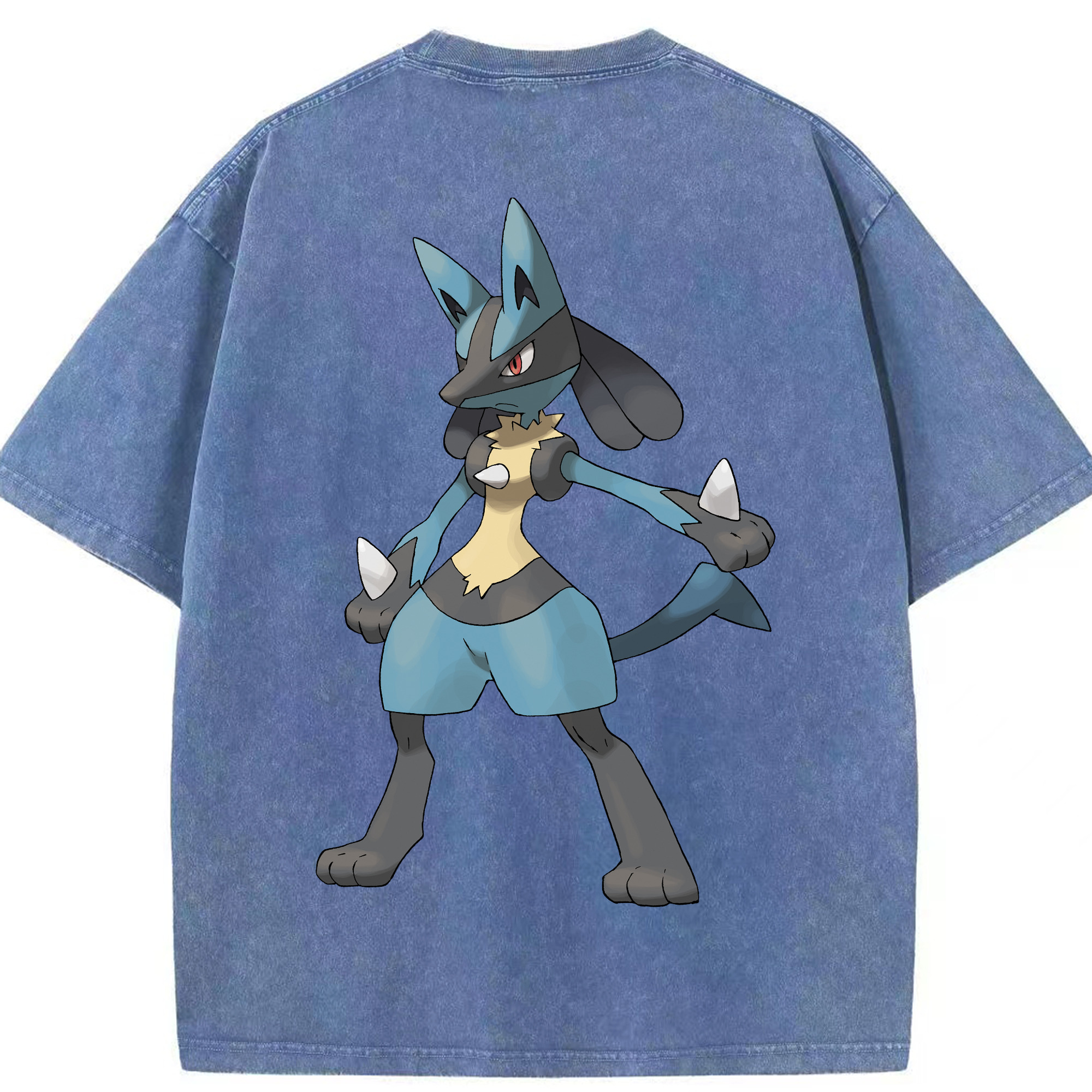 （画像用） ポケットモンスター Pokémon 綿100% ヴィンテージ風 半袖Tシャツ（背面プリント）
