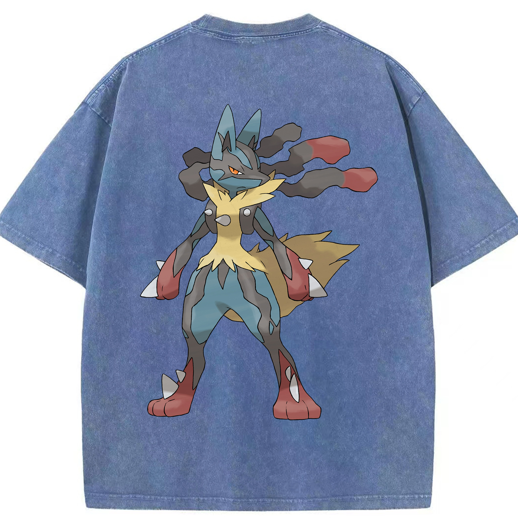 （画像用） ポケットモンスター Pokémon 綿100% ヴィンテージ風 半袖Tシャツ（背面プリント）